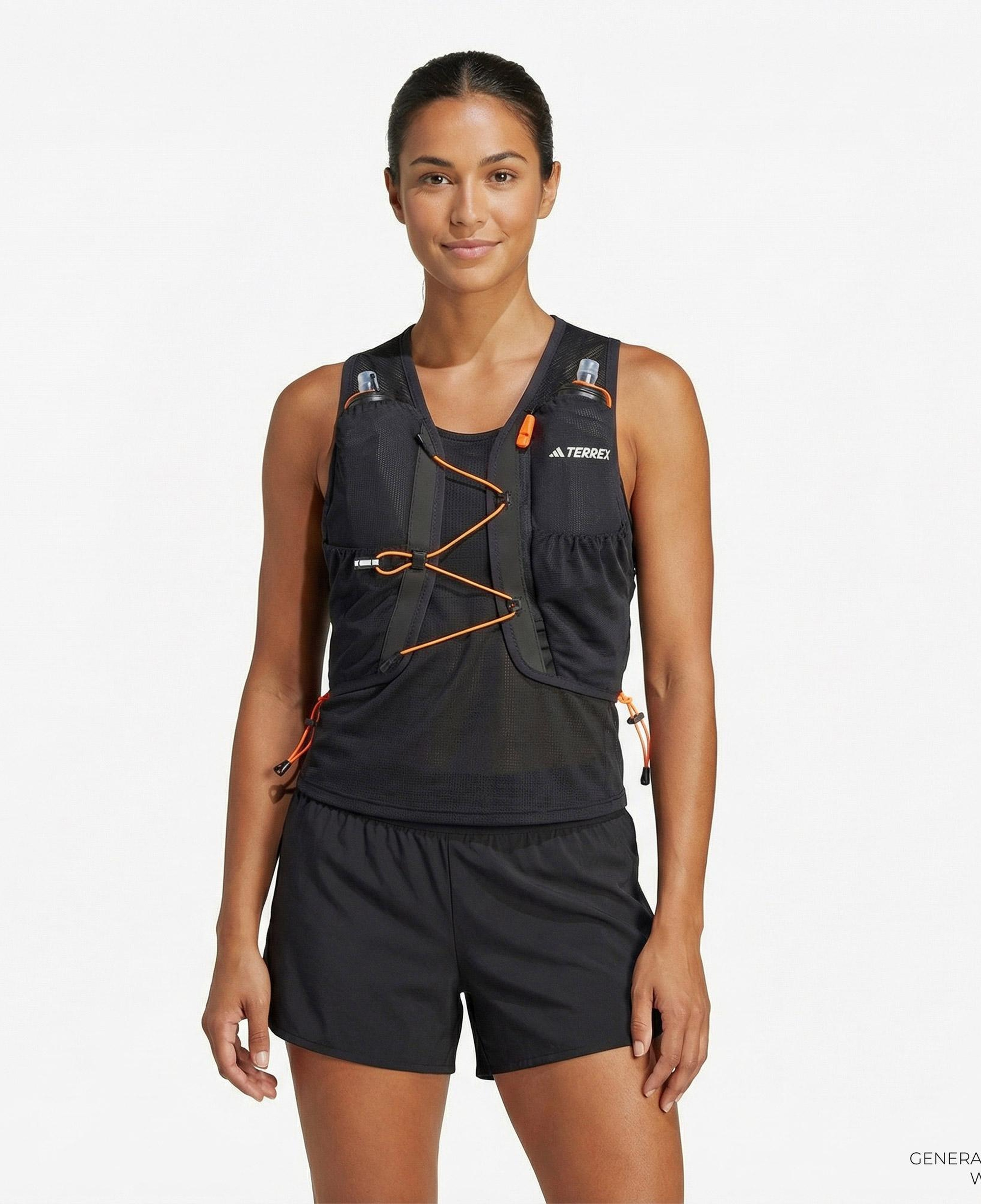 adidas Terrex Trail Running Techrock 2.5L Unisex Siyah Koşu Yeleği