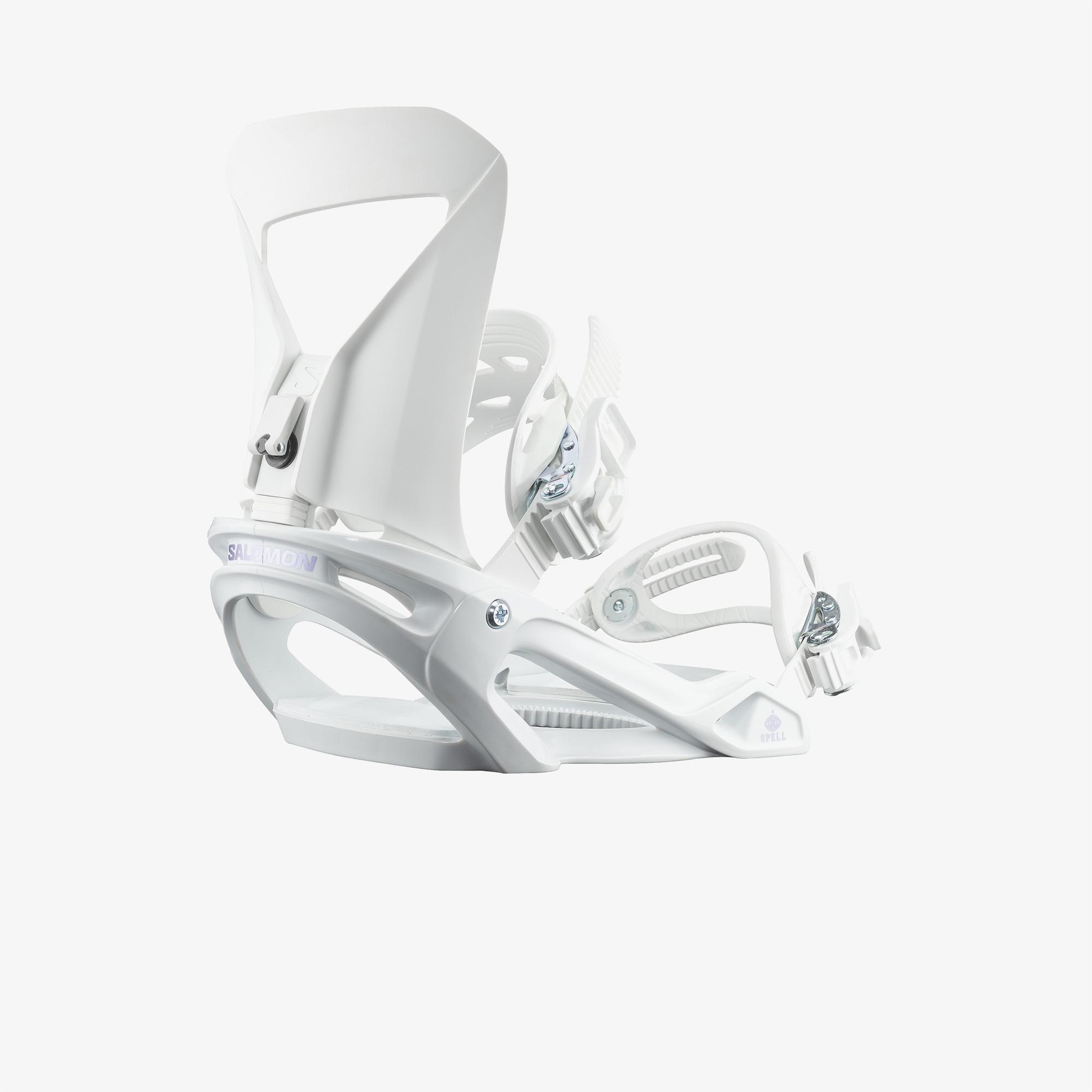 Salomon Spell Unisex Beyaz Snowboard Bağlama Ekipmanı