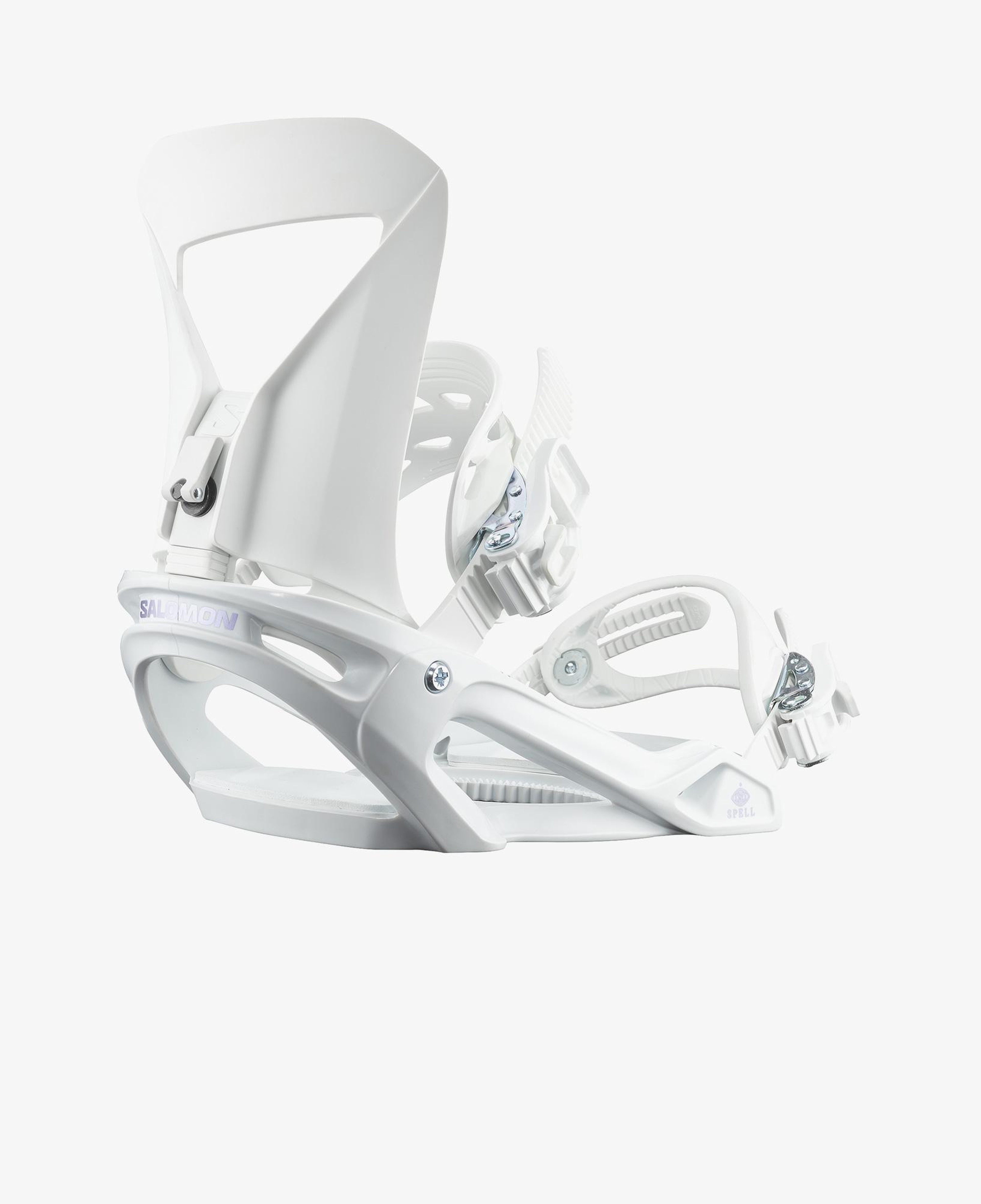 Salomon Spell Unisex Beyaz Snowboard Bağlama Ekipmanı