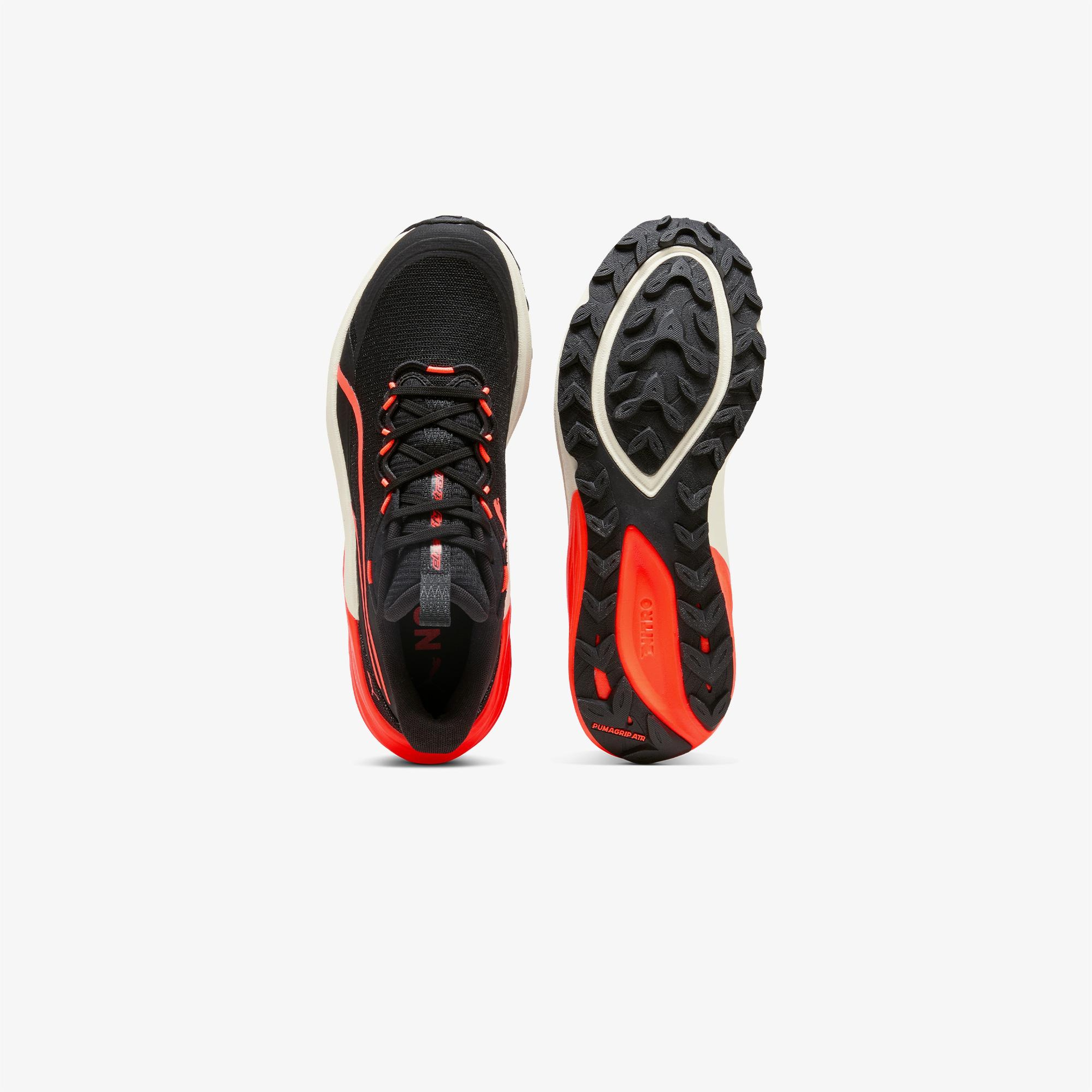 Puma Electrify Nitro 4 Trail Erkek Siyah Koşu Ayakkabısı