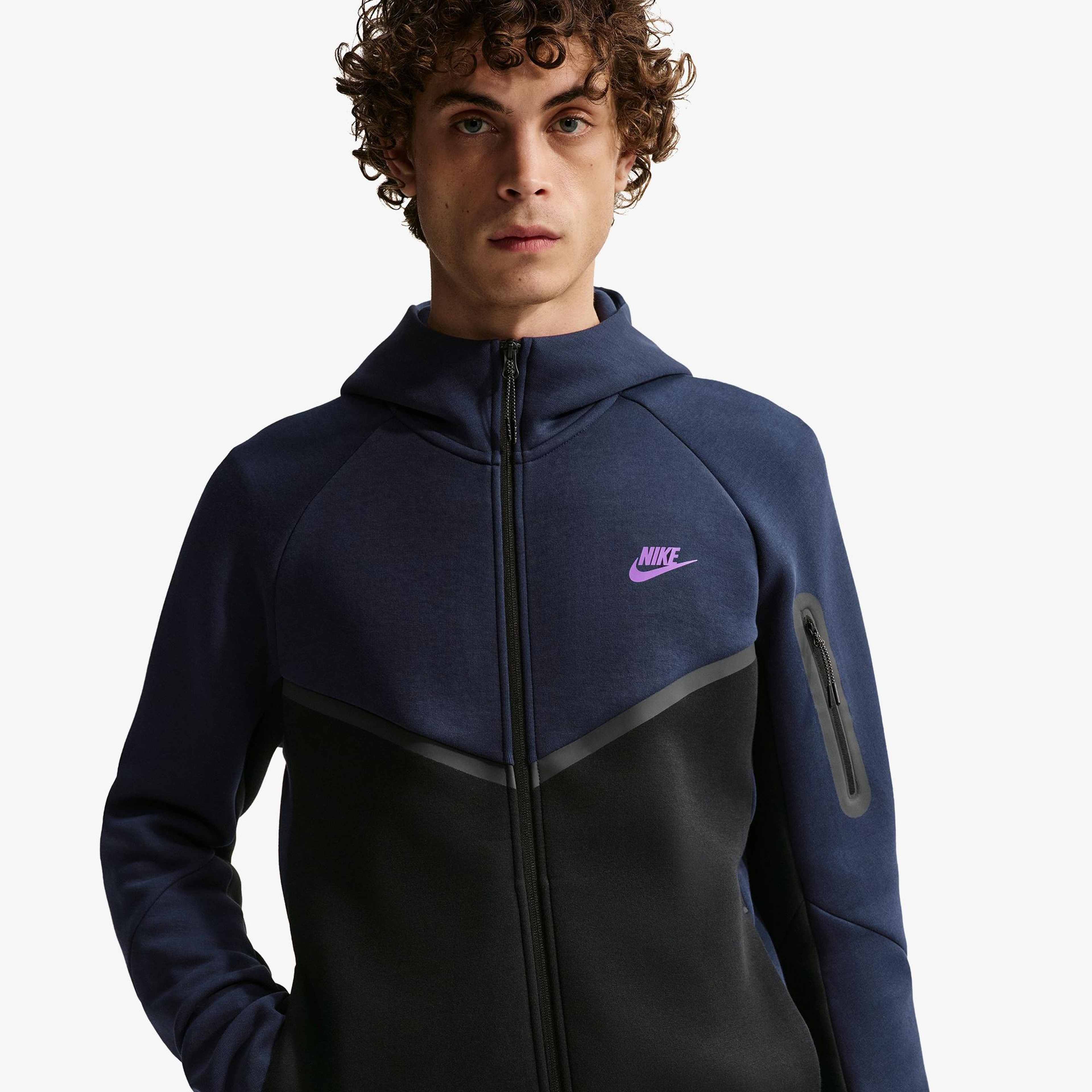 Nike Tech Fleece Erkek Lacivert Sweatshirt