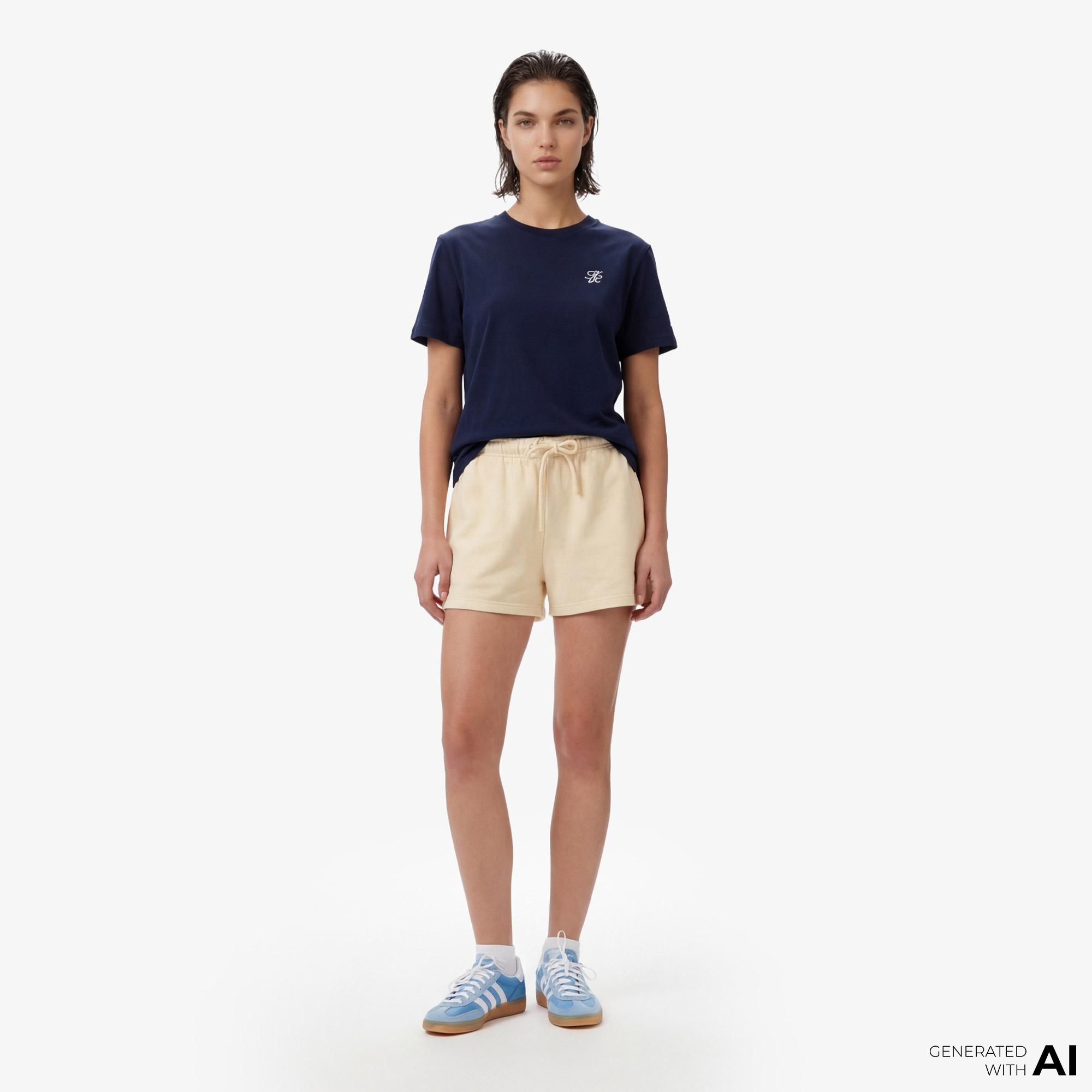 Tommy Hilfiger Script Kadın Lacivert T-Shirt