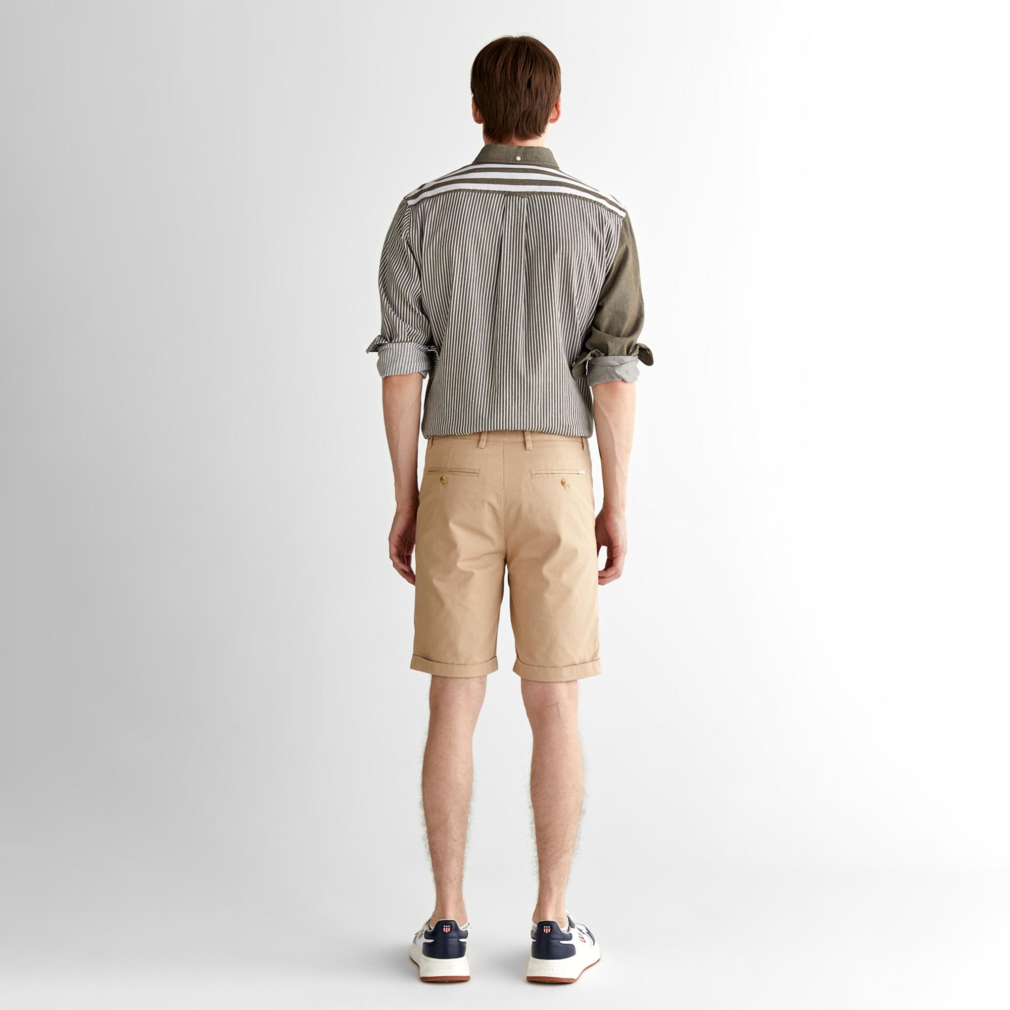 GANT Erkek Bej Slim Fit Şort