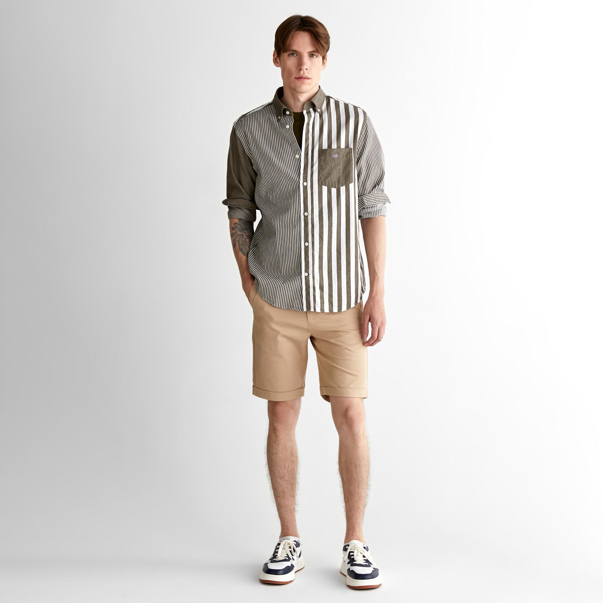 GANT Erkek Bej Slim Fit Şort