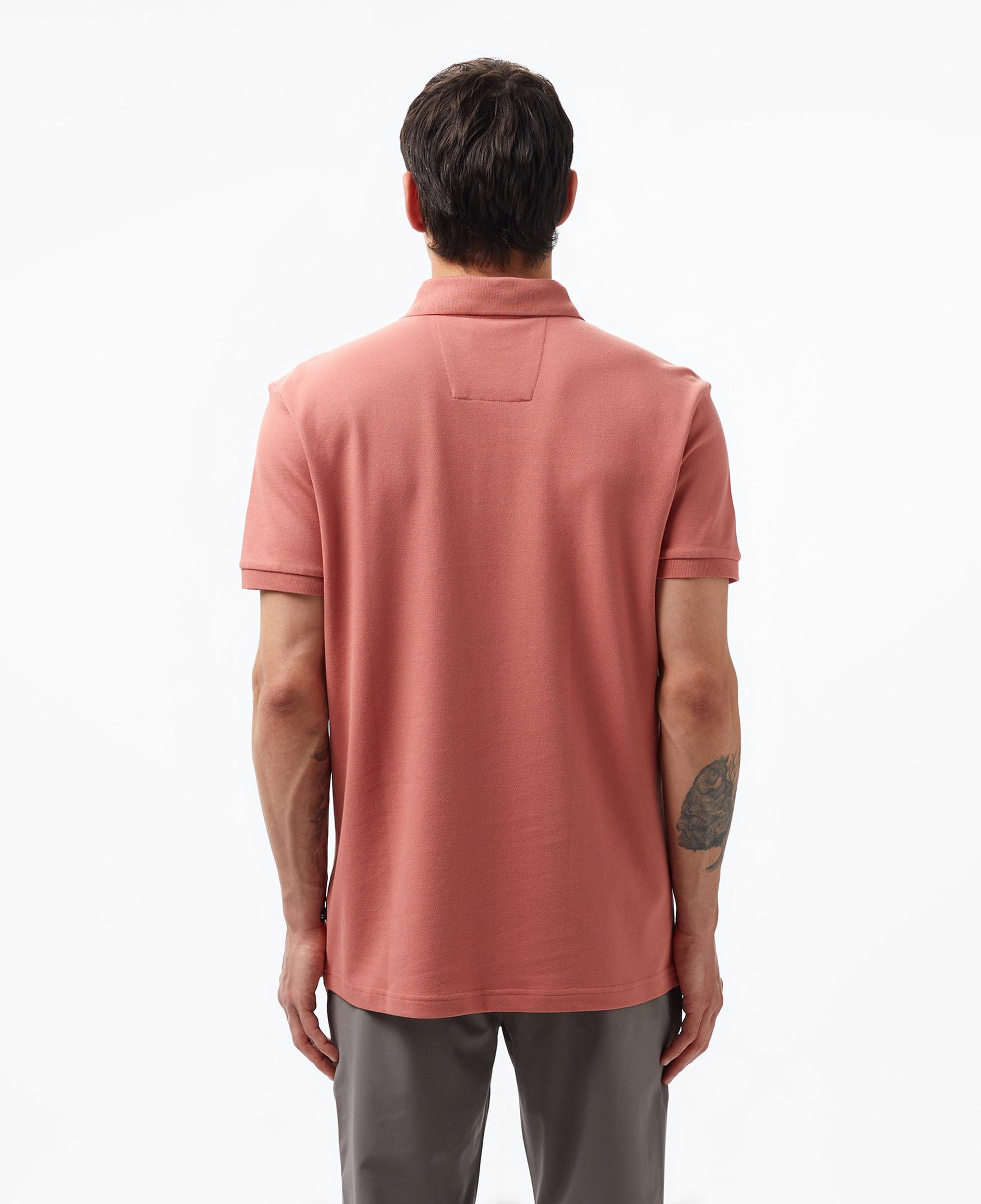 Nautica Erkek Kahverengi Slim Fit Polo Yaka T-Shirt