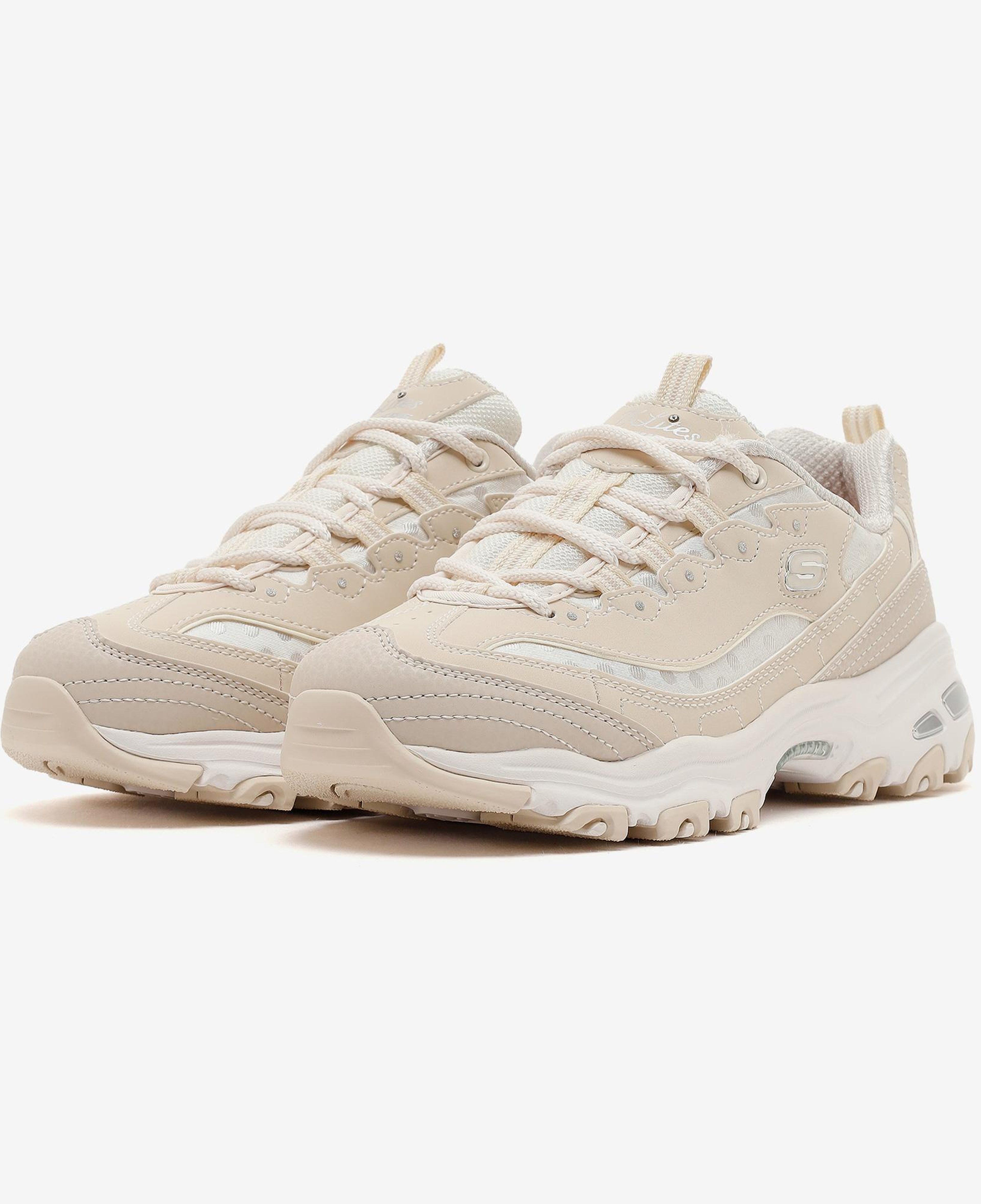 Skechers D'Lites Kadın Beyaz Sneaker