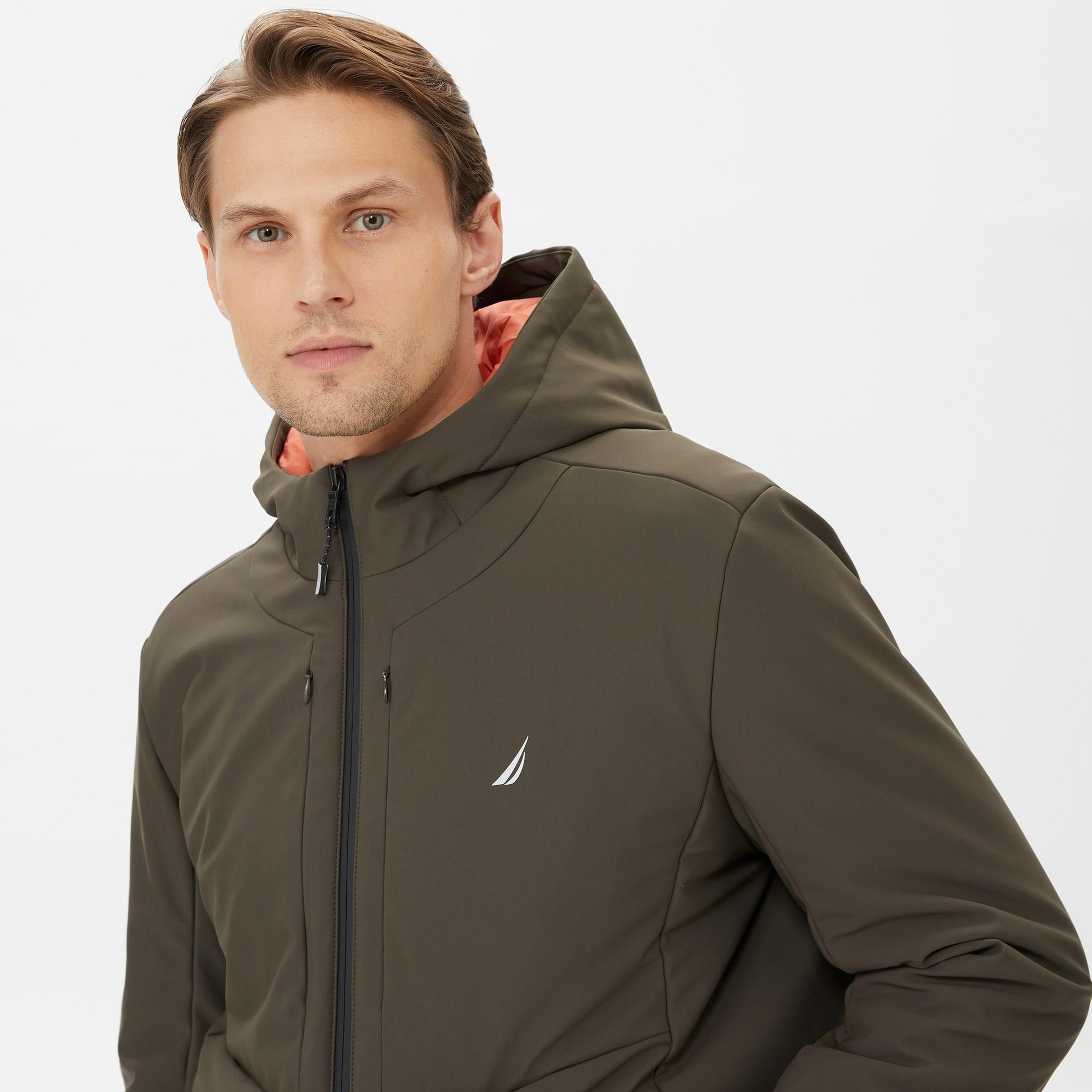 Nautica Erkek Yeşil Standart Fit Mont