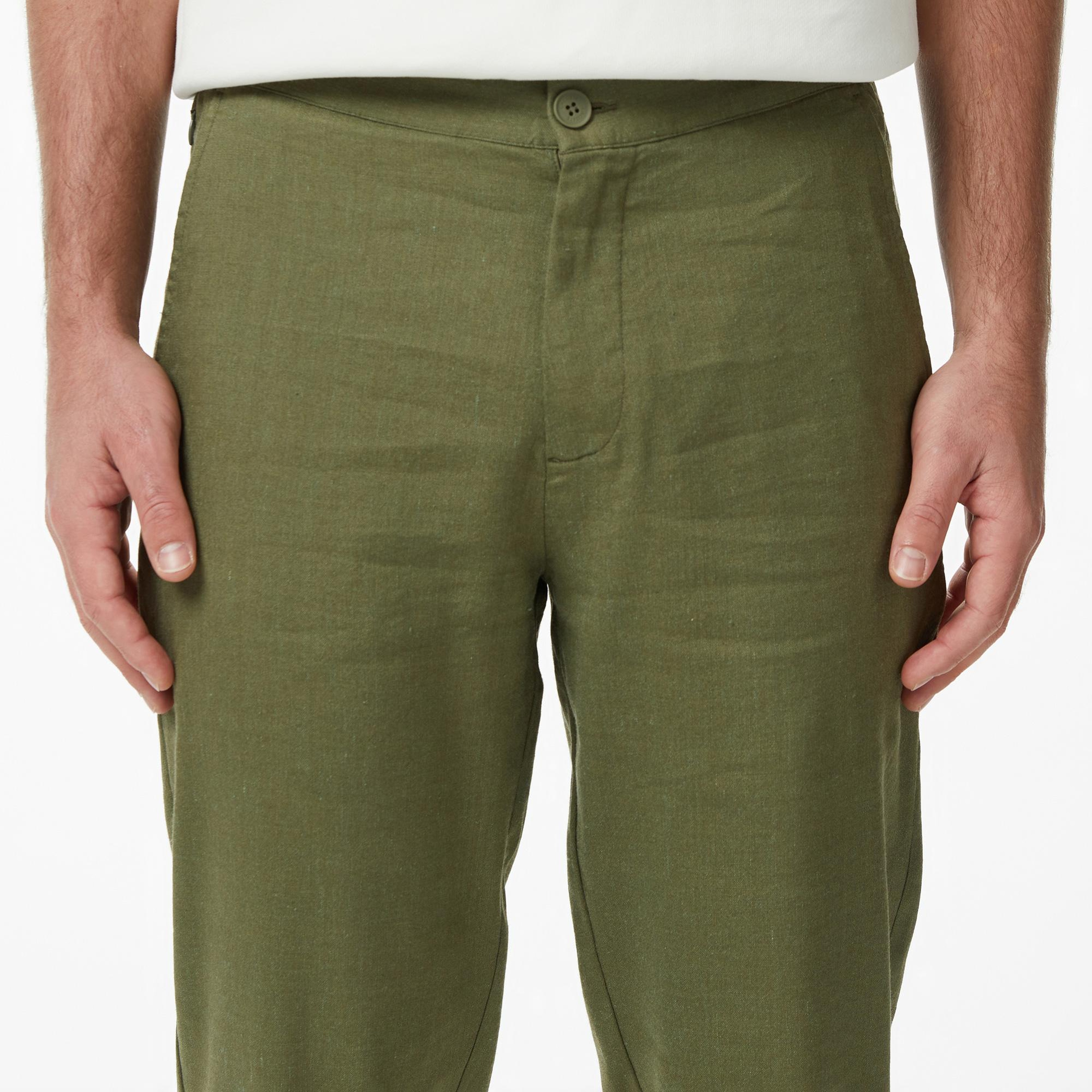 Lacoste Erkek Tapered Fit Haki Pantolon