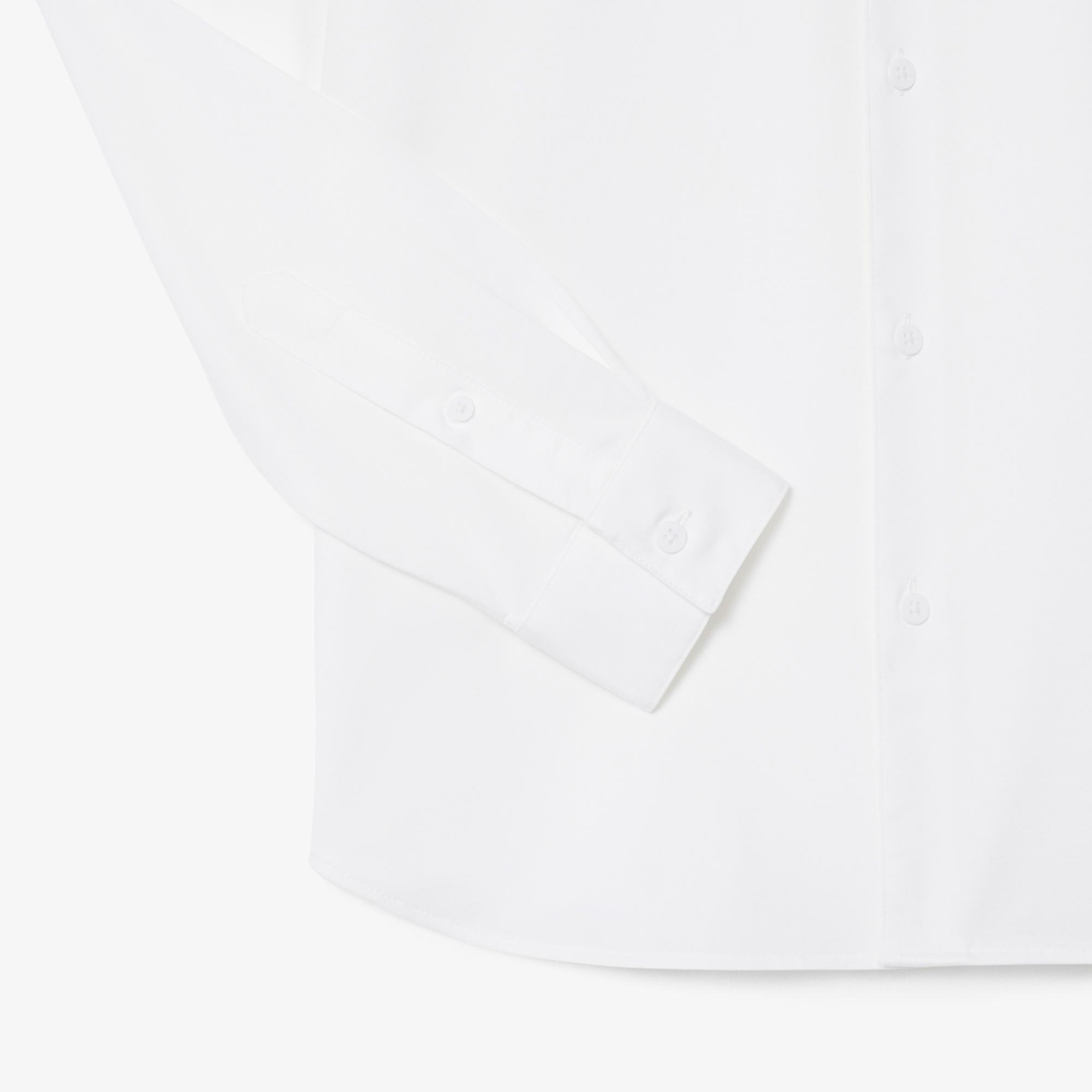 Lacoste Erkek Slim Fit Beyaz Gömlek