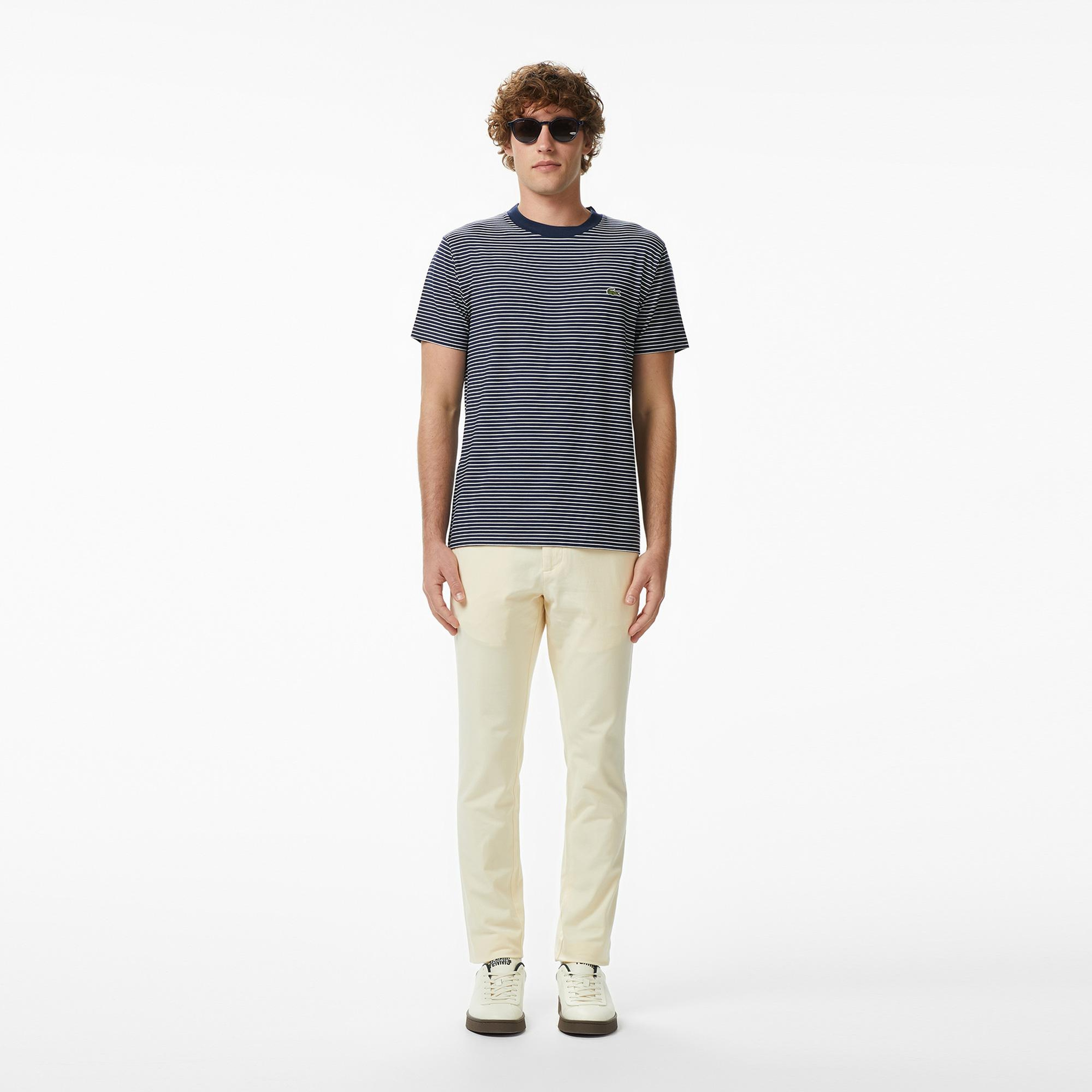 Lacoste Erkek Slim Fit Bej Chino Pantolon