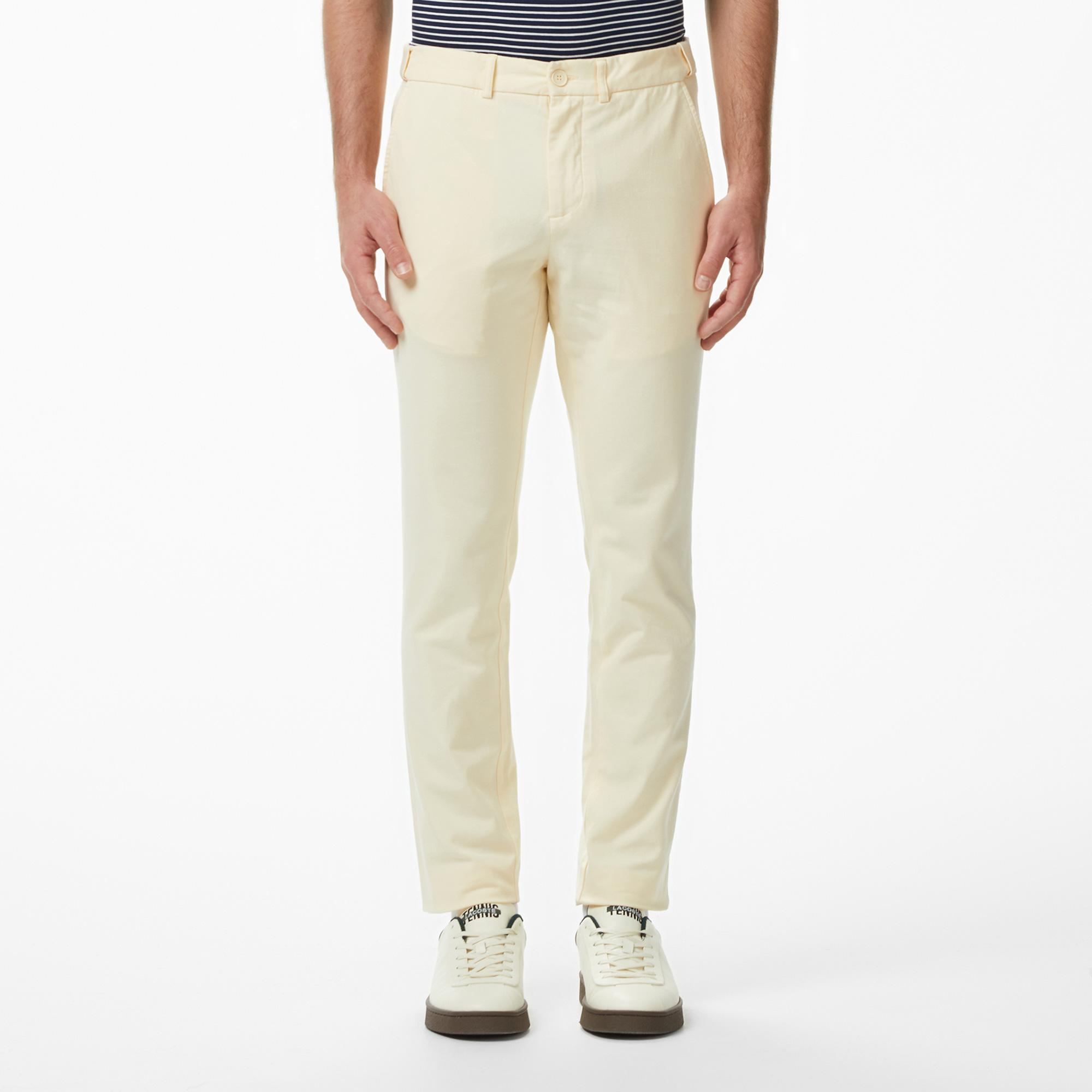 Lacoste Erkek Slim Fit Bej Chino Pantolon
