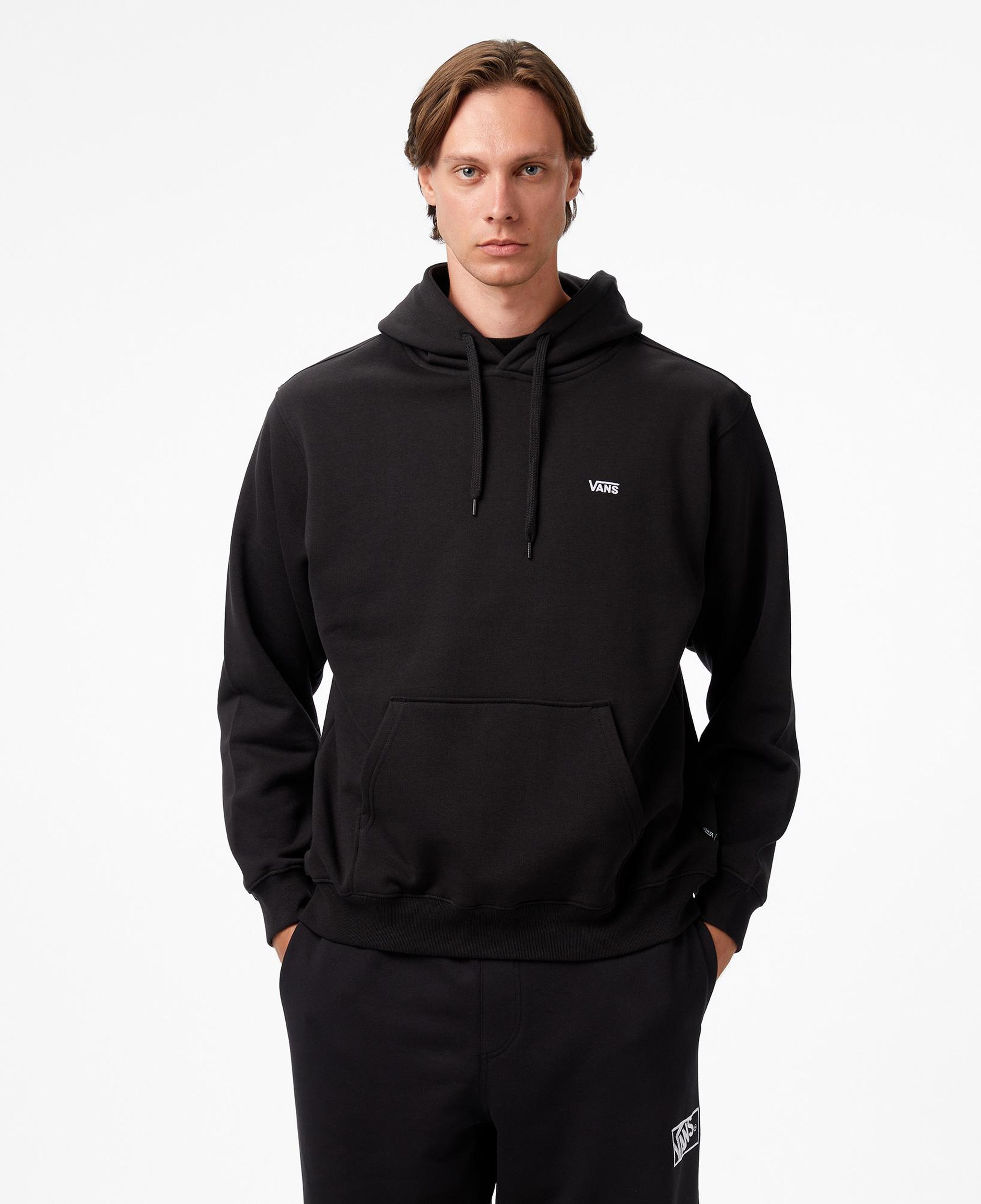 Vans Left Chest ii Loose Po Erkek Siyah Sweatshırt