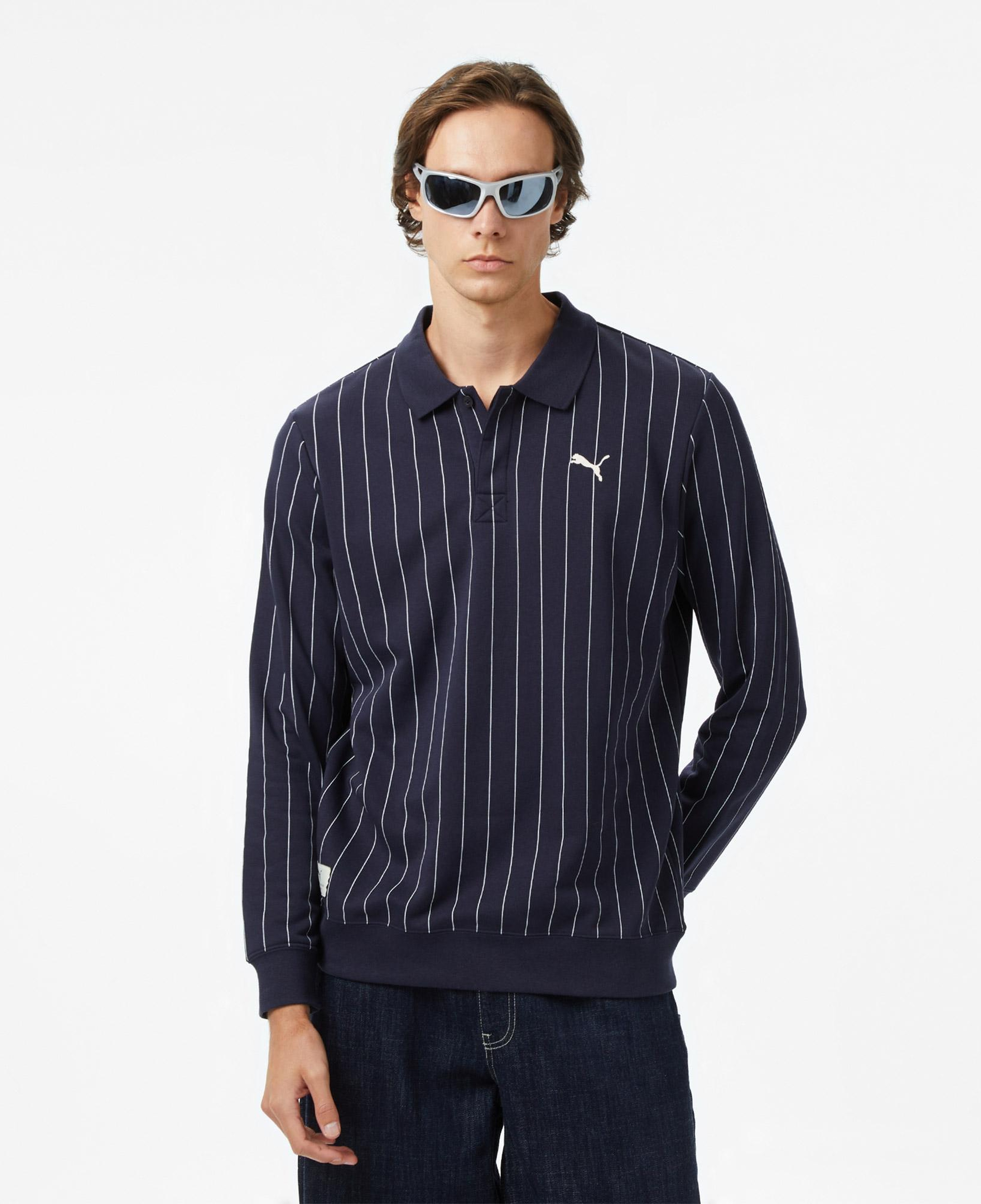 Puma  CLASS POLO TR Erkek Lacivert Sweatshirt