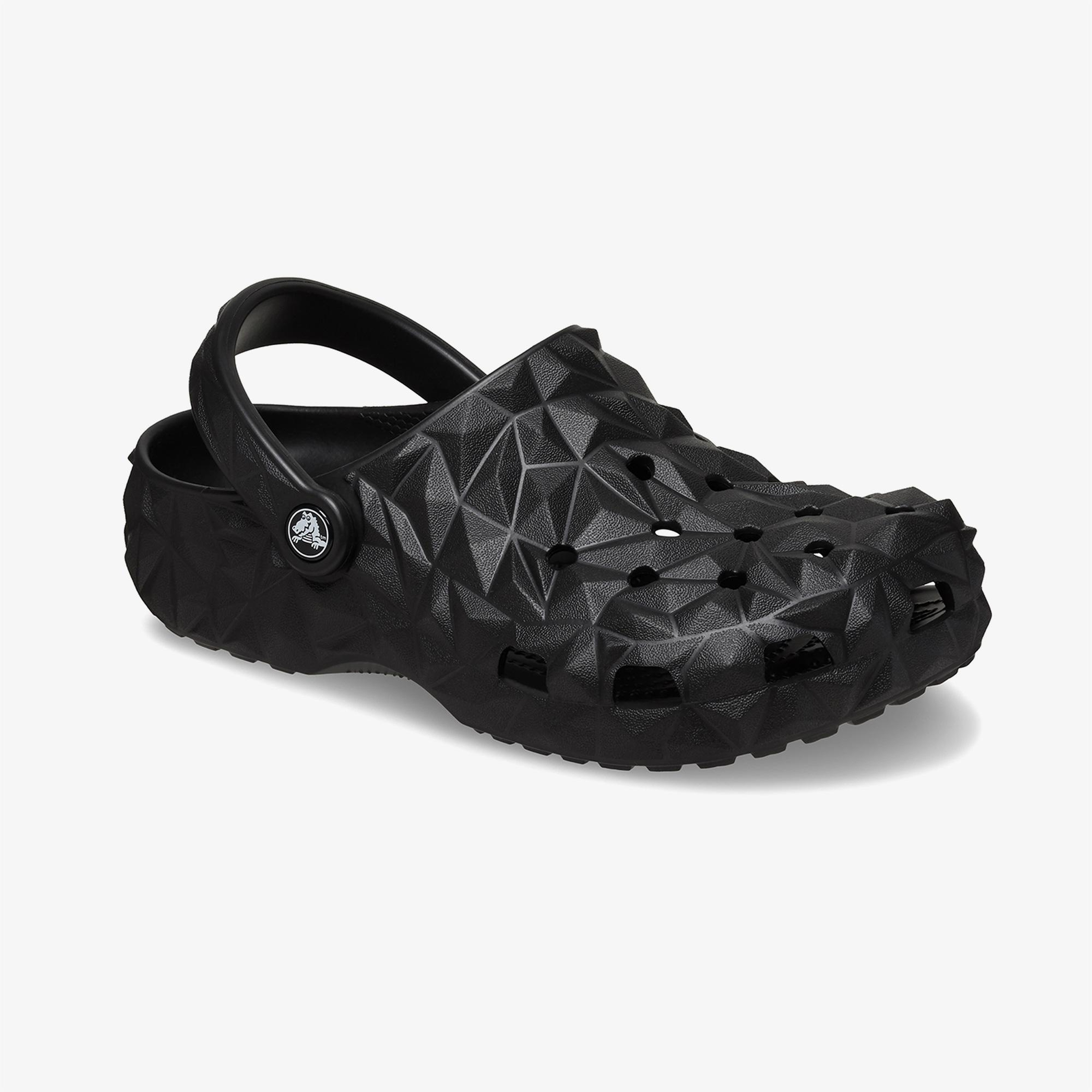 Crocs Classic Geometric Unisex Siyah Terlik