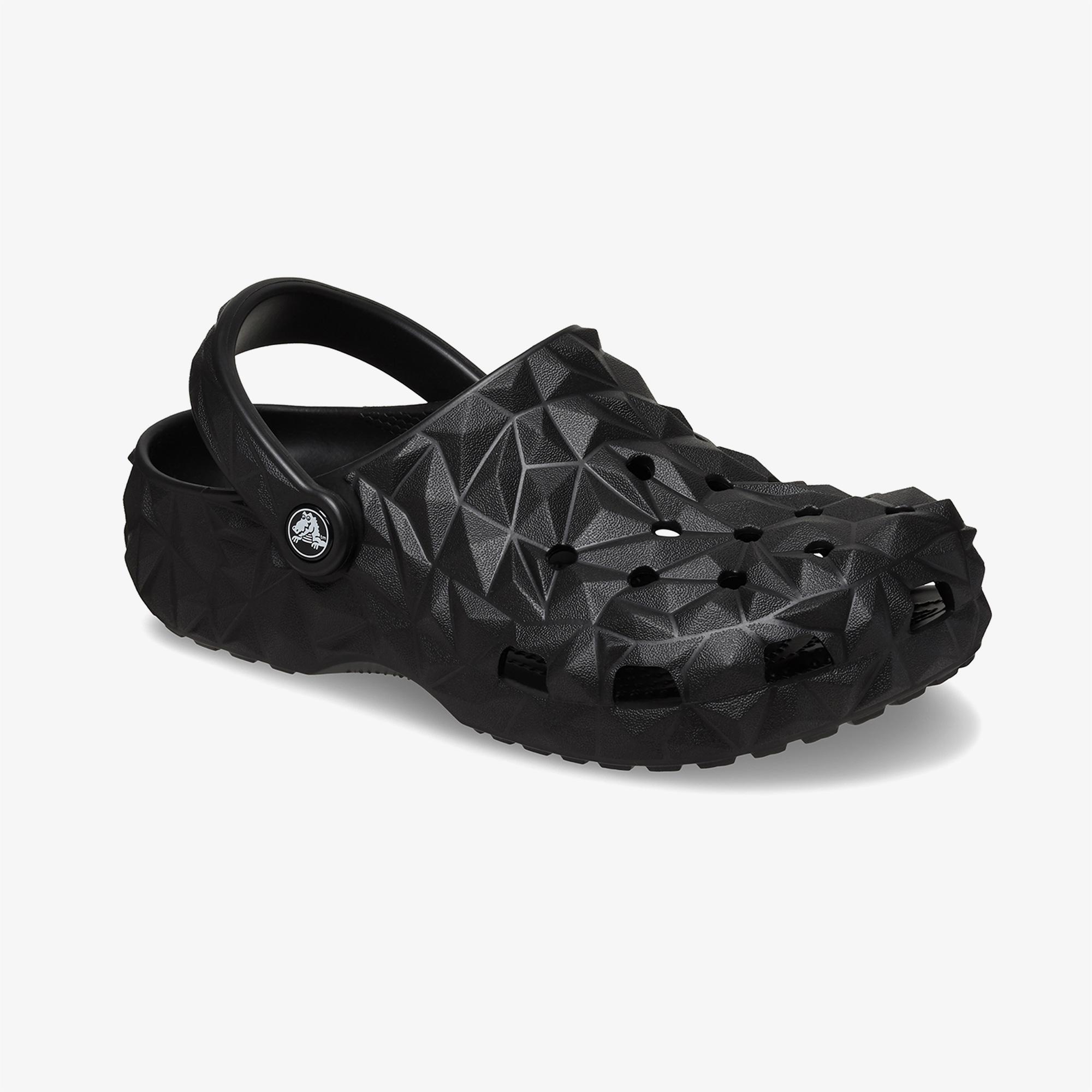 Crocs Classic Geometric Unisex Siyah Terlik