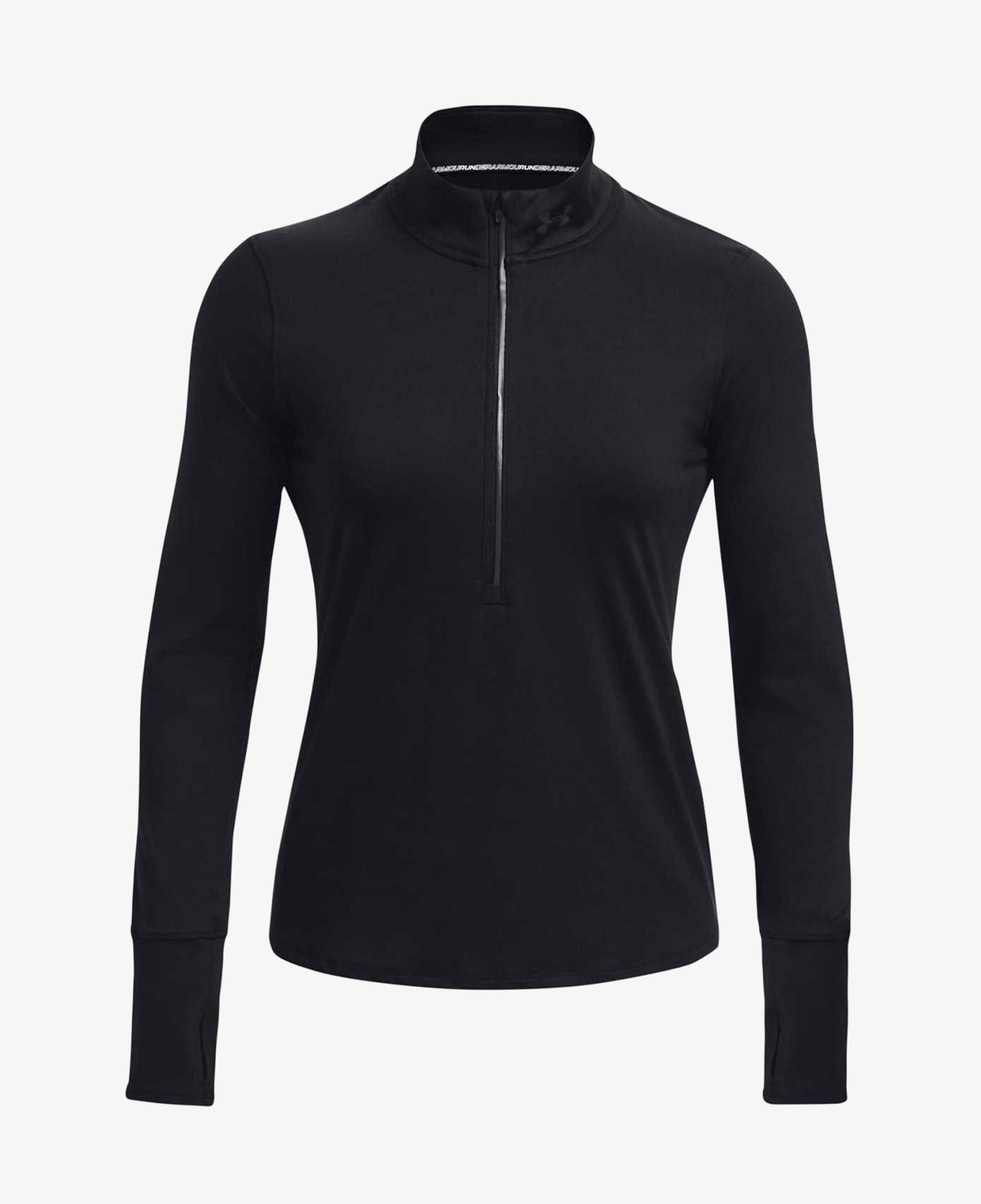 Under Armour Launch Pro Half Zip Kadın Siyah Koşu Sweatshirt