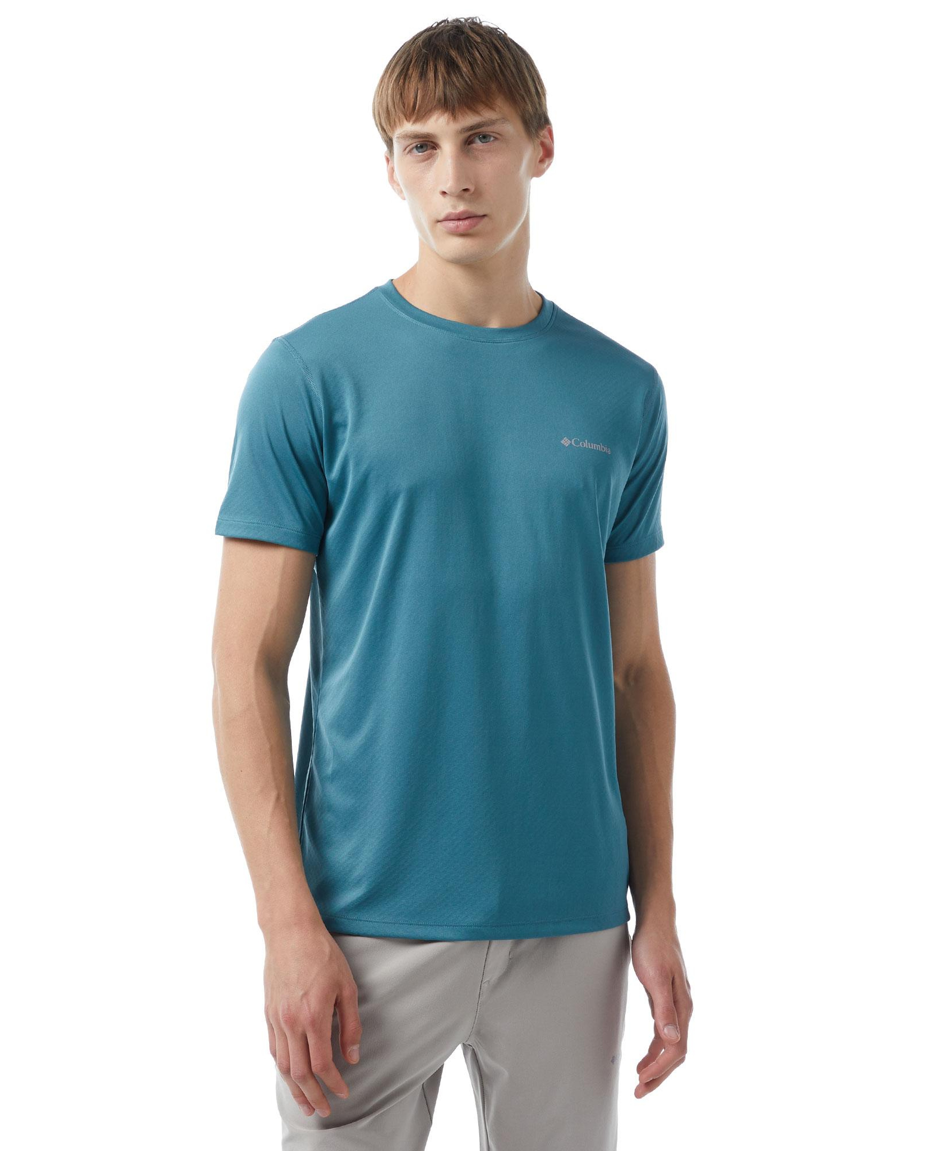 Columbia Erkek Standart Fit Yeşil Antrenman T-Shirt