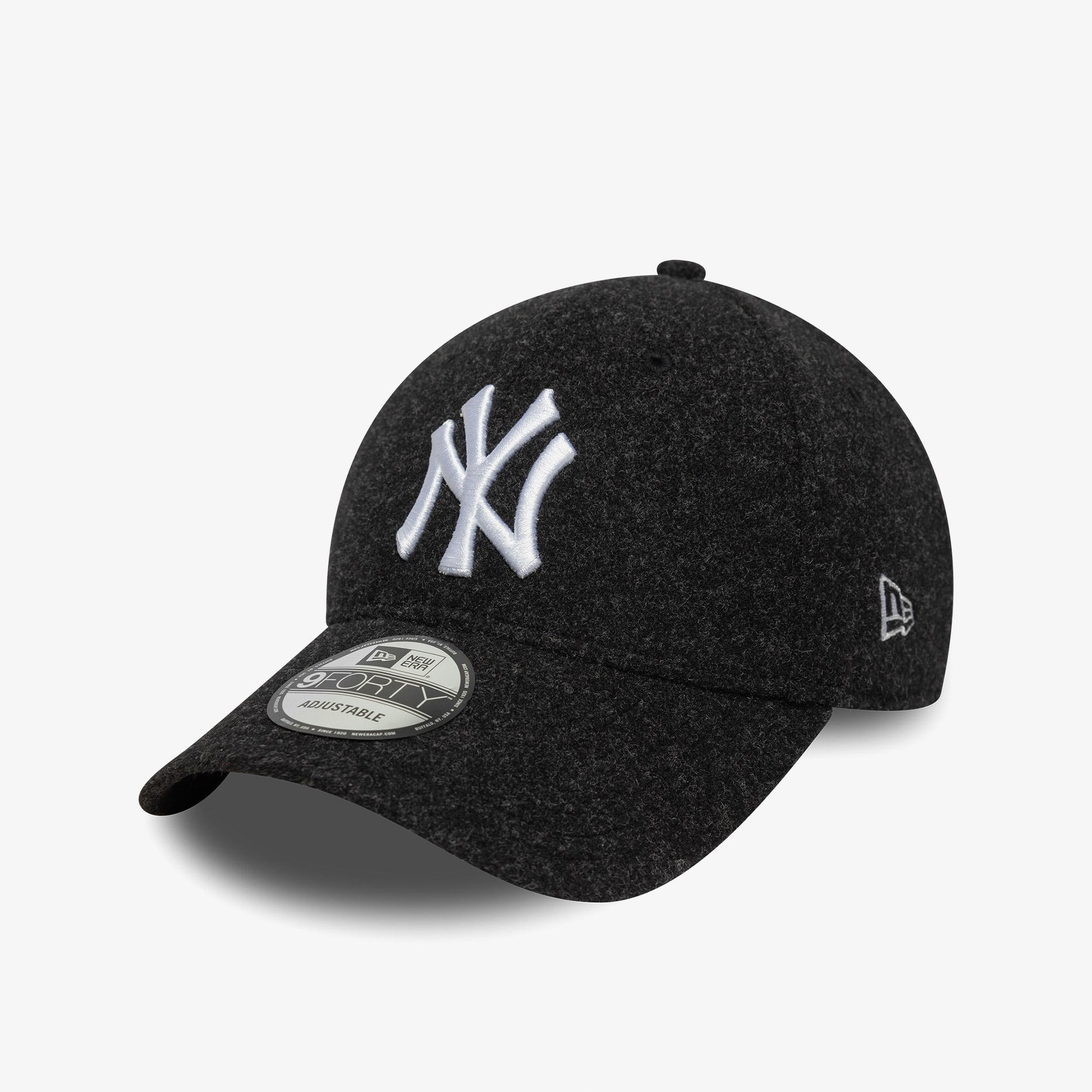 New Era 9Forty New York Yankees Melton Wool Unisex Siyah Şapka