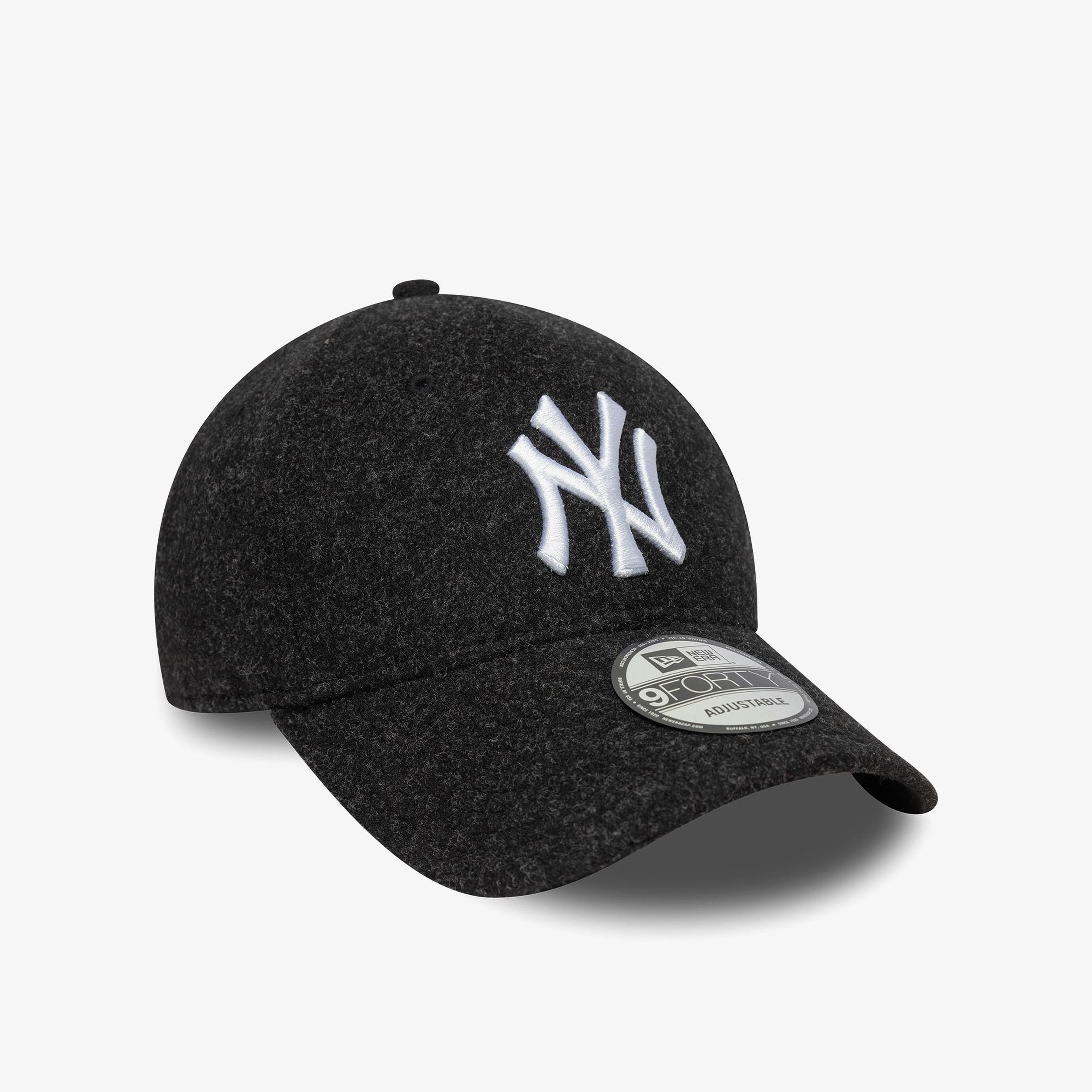 New Era 9Forty New York Yankees Melton Wool Unisex Siyah Şapka