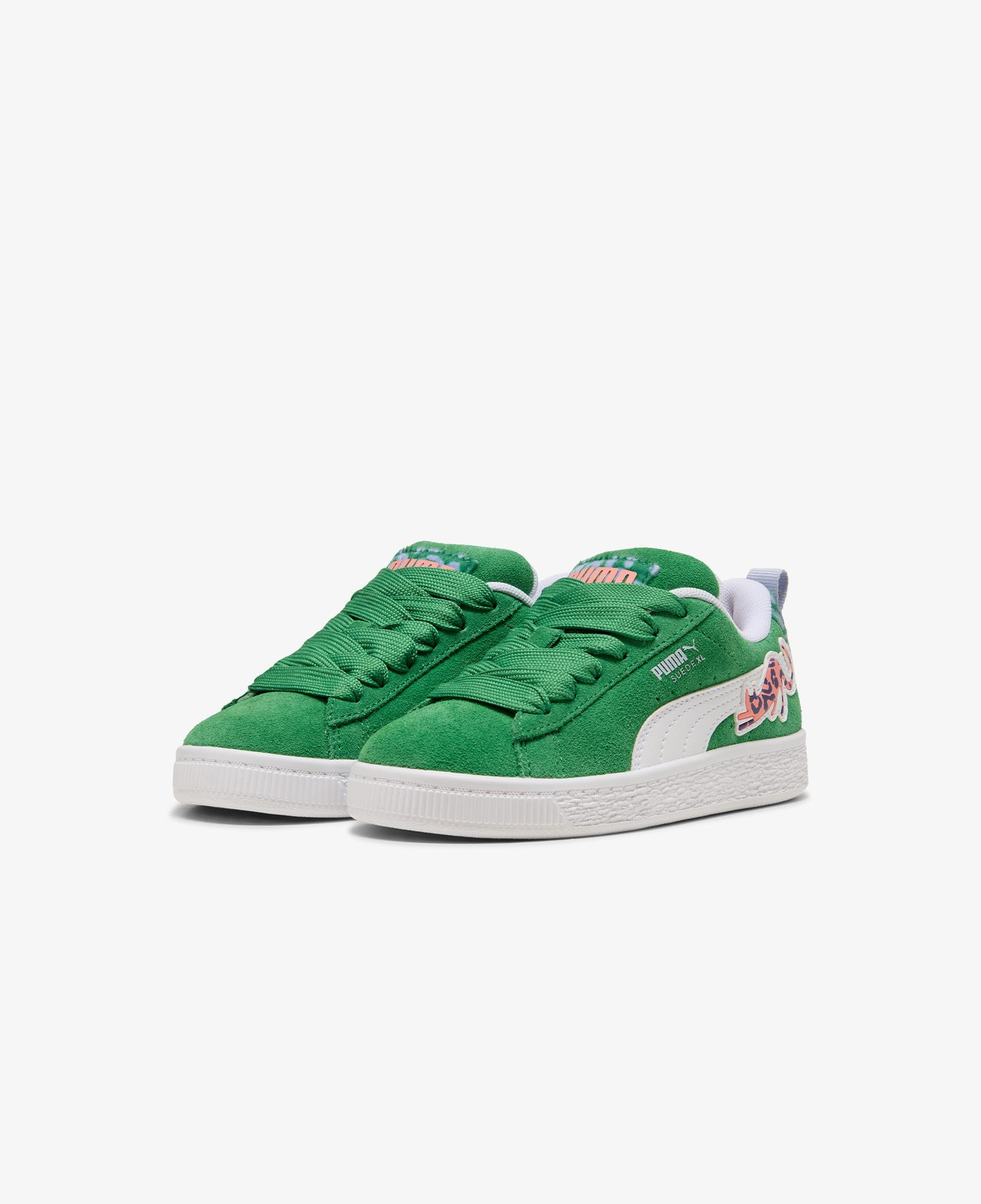 Puma Suede Xl Cats Club Ps Çocuk Yeşil Spor Ayakkabı