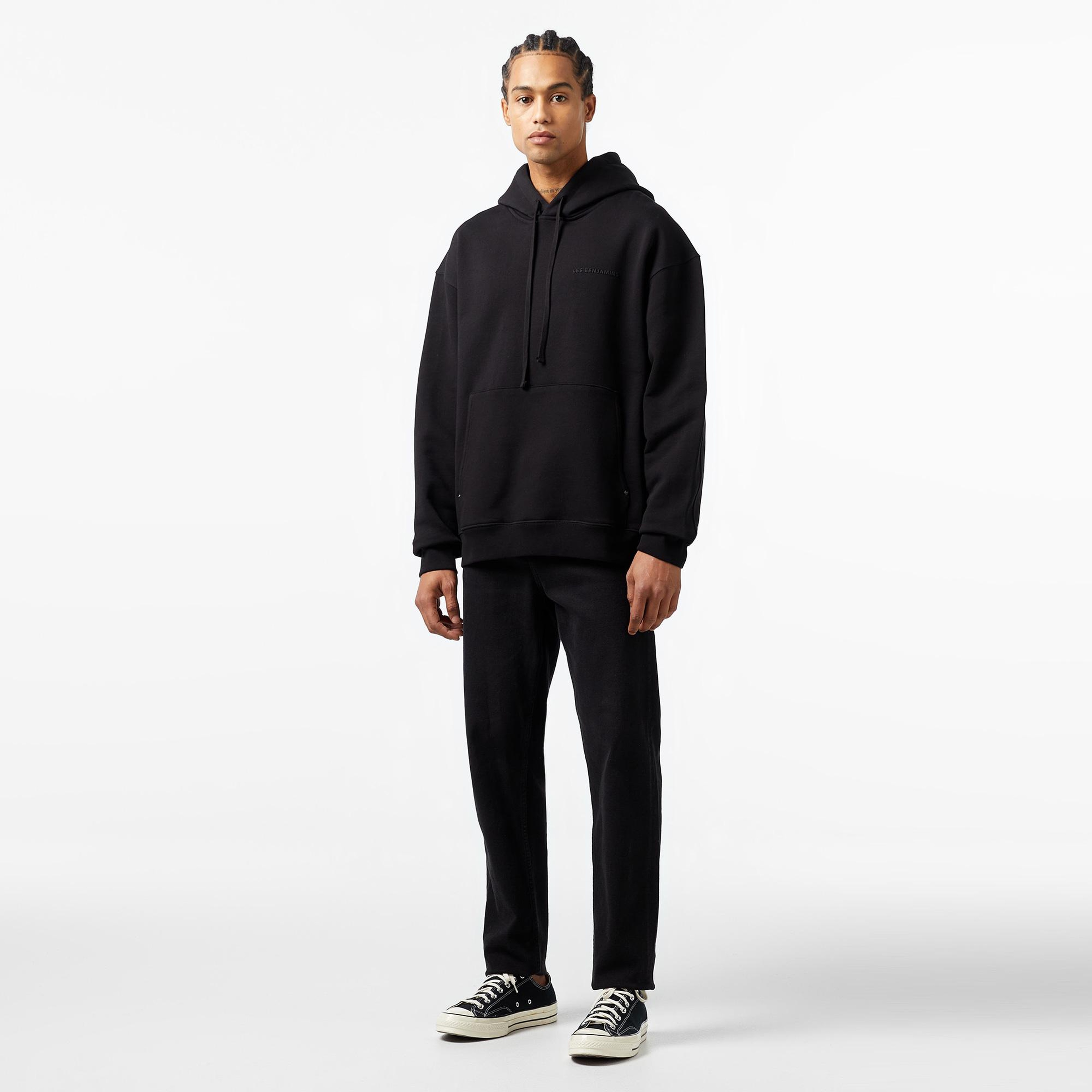 Les Benjamins Classics Erkek Siyah Sweatshirt