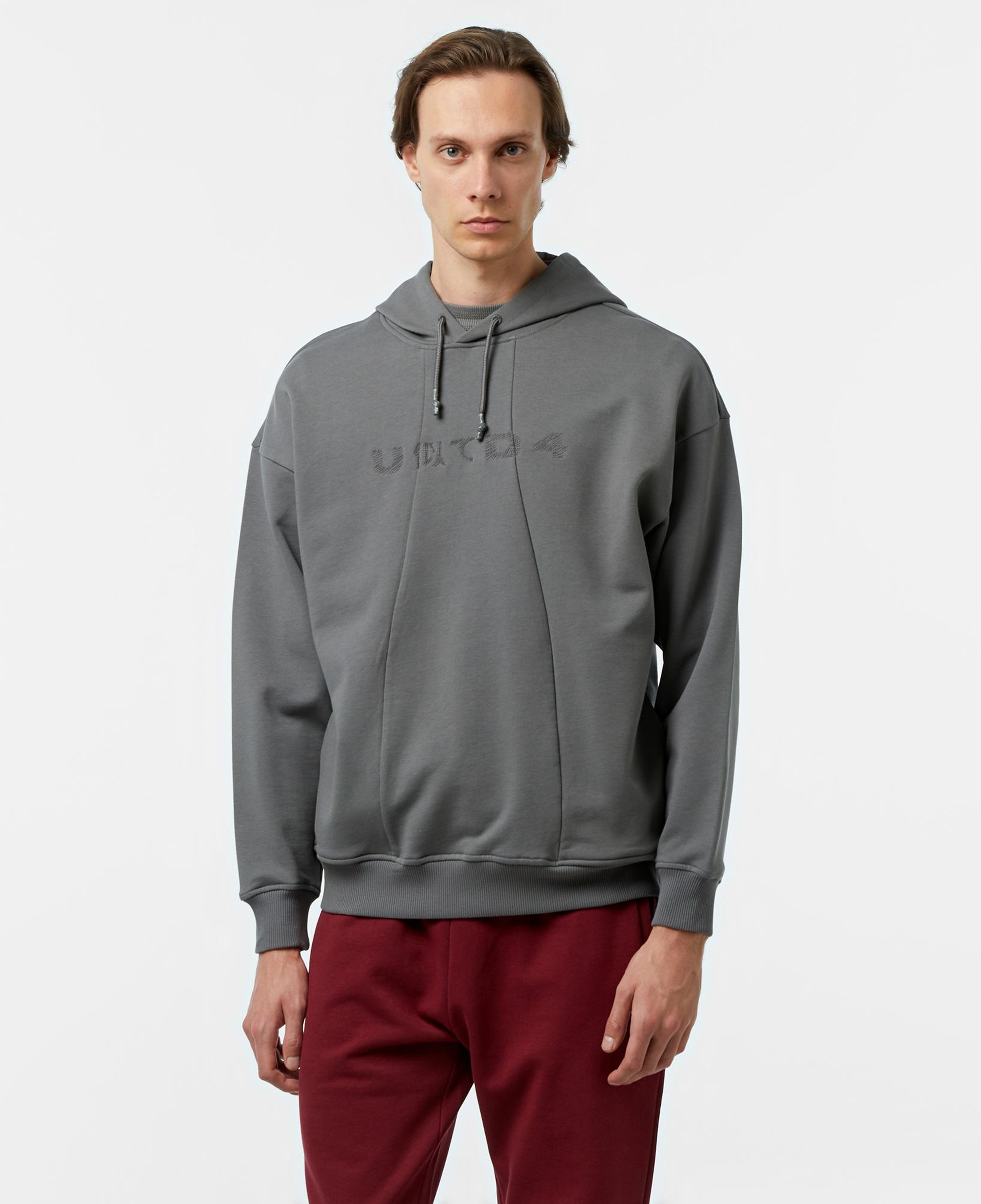 UNITED4 Pieces Erkek Gri Hoodie