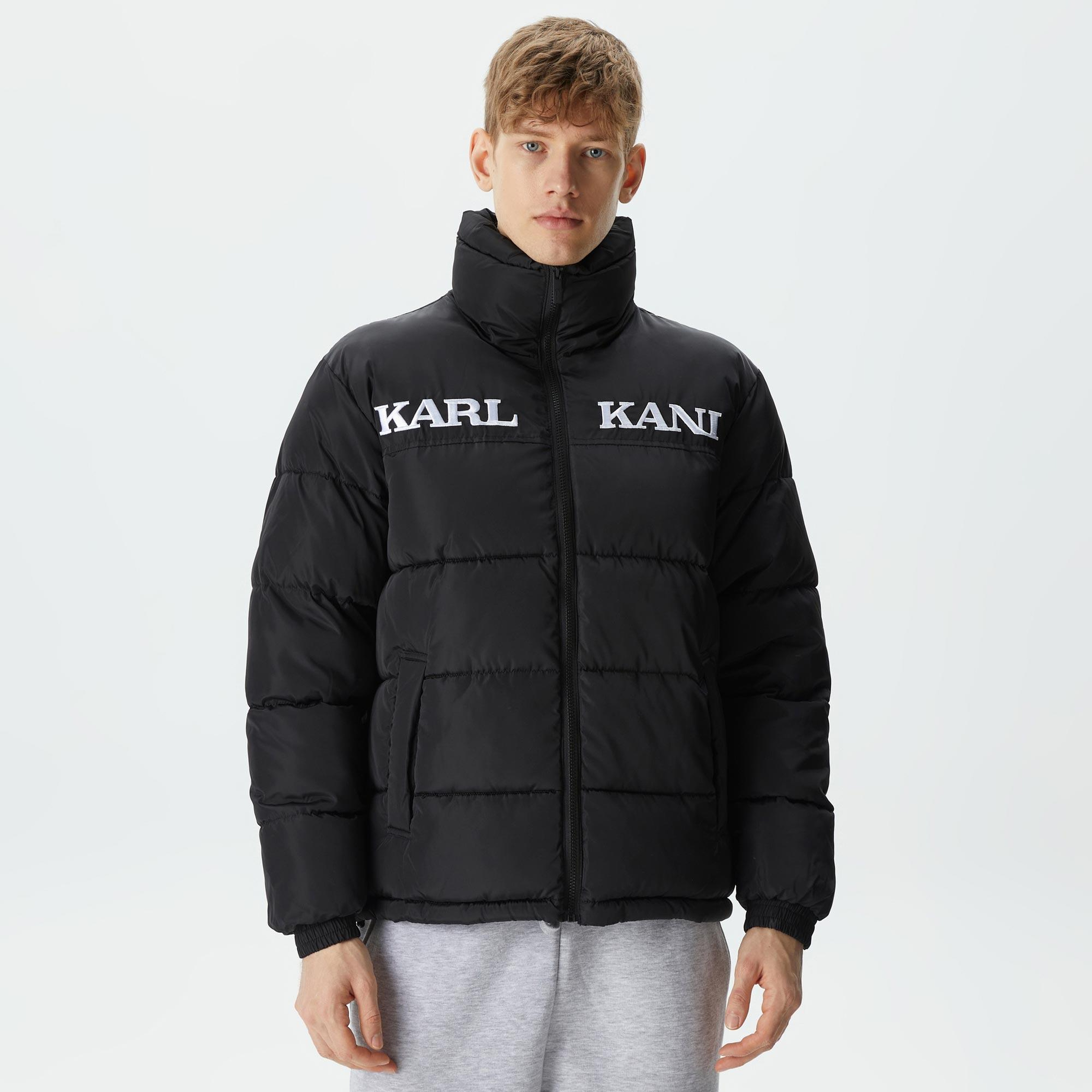 Karl Kani Retro Essential Puffer Erkek Siyah Ceket