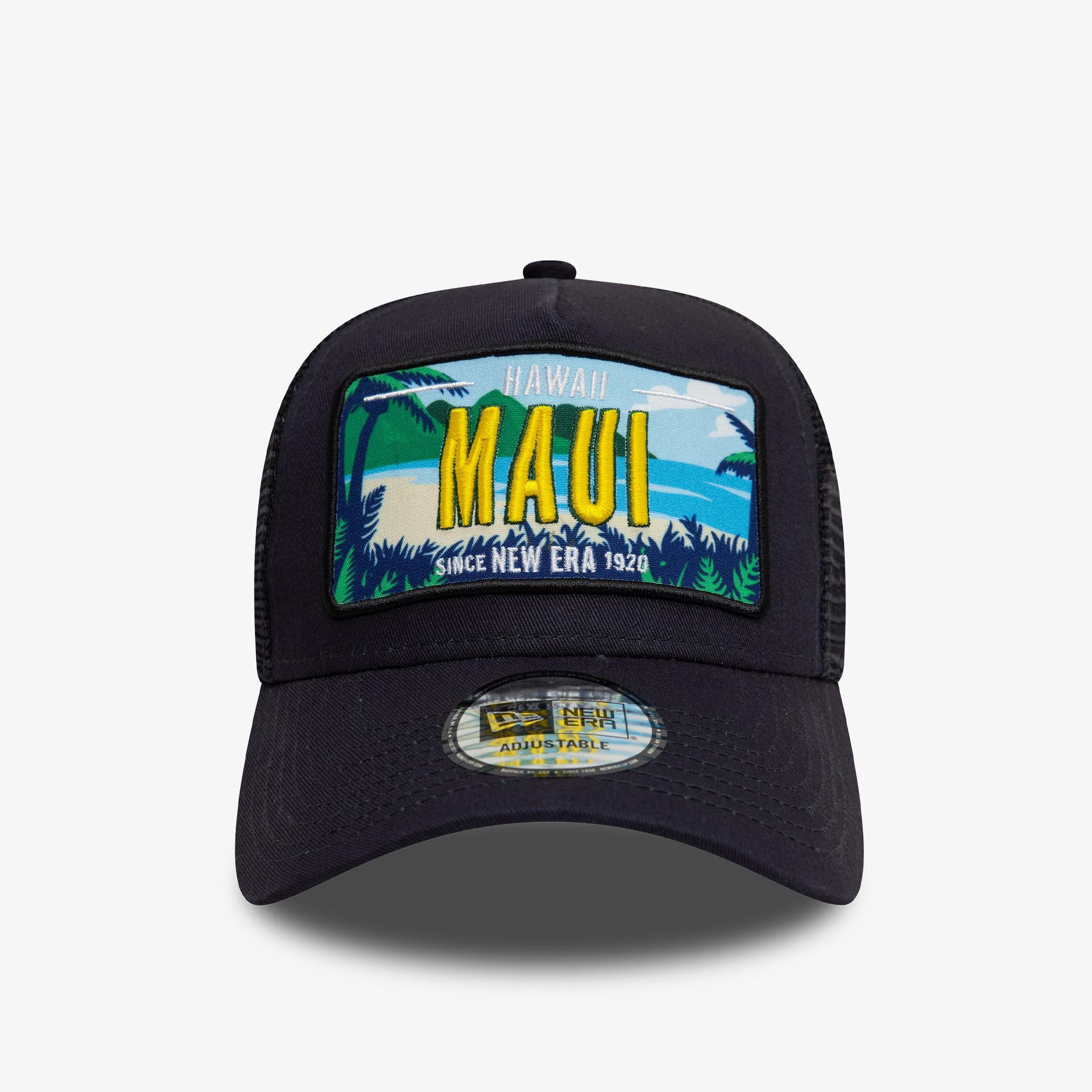 New Era License Plate Maui Unisex Siyah Şapka