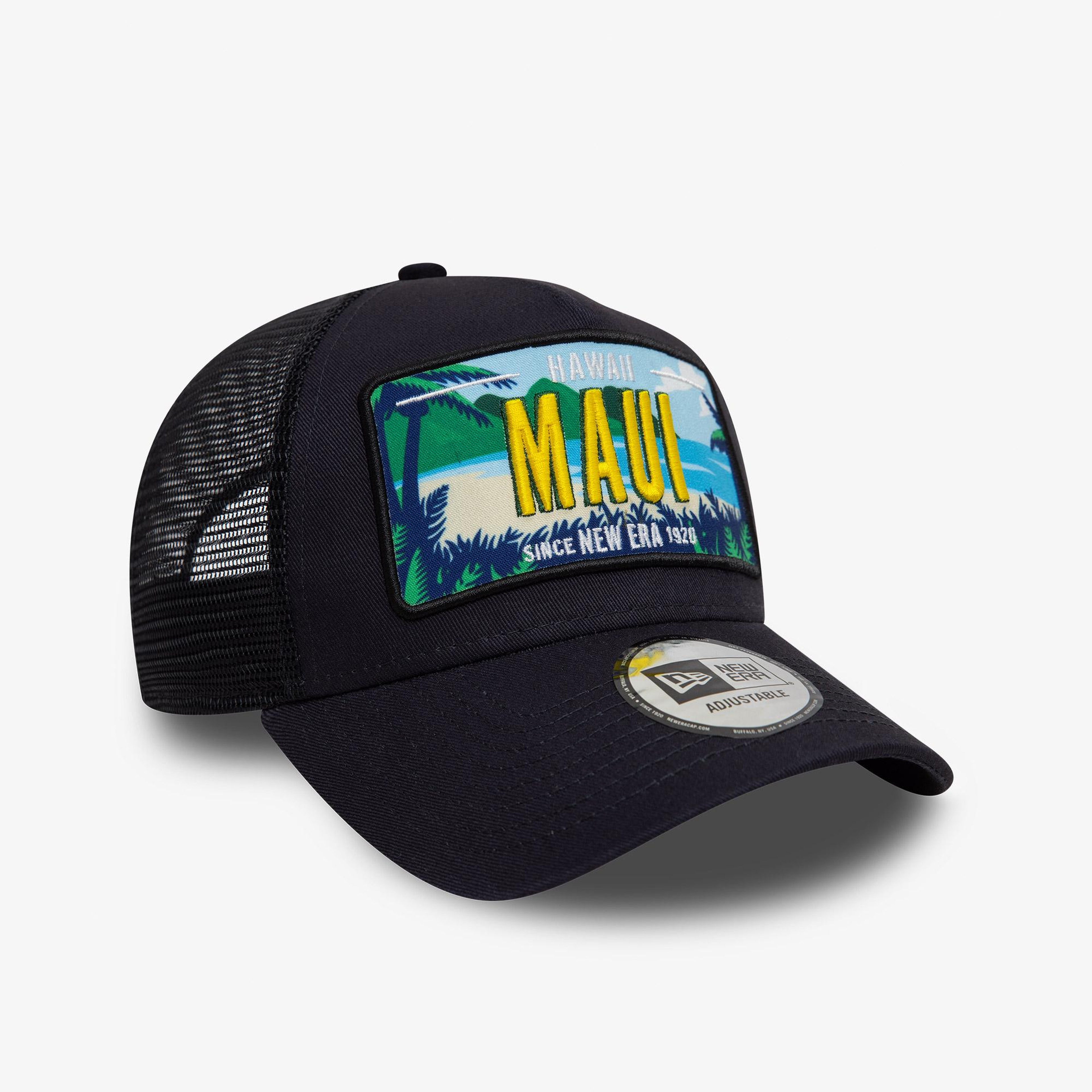 New Era License Plate Maui Unisex Siyah Şapka
