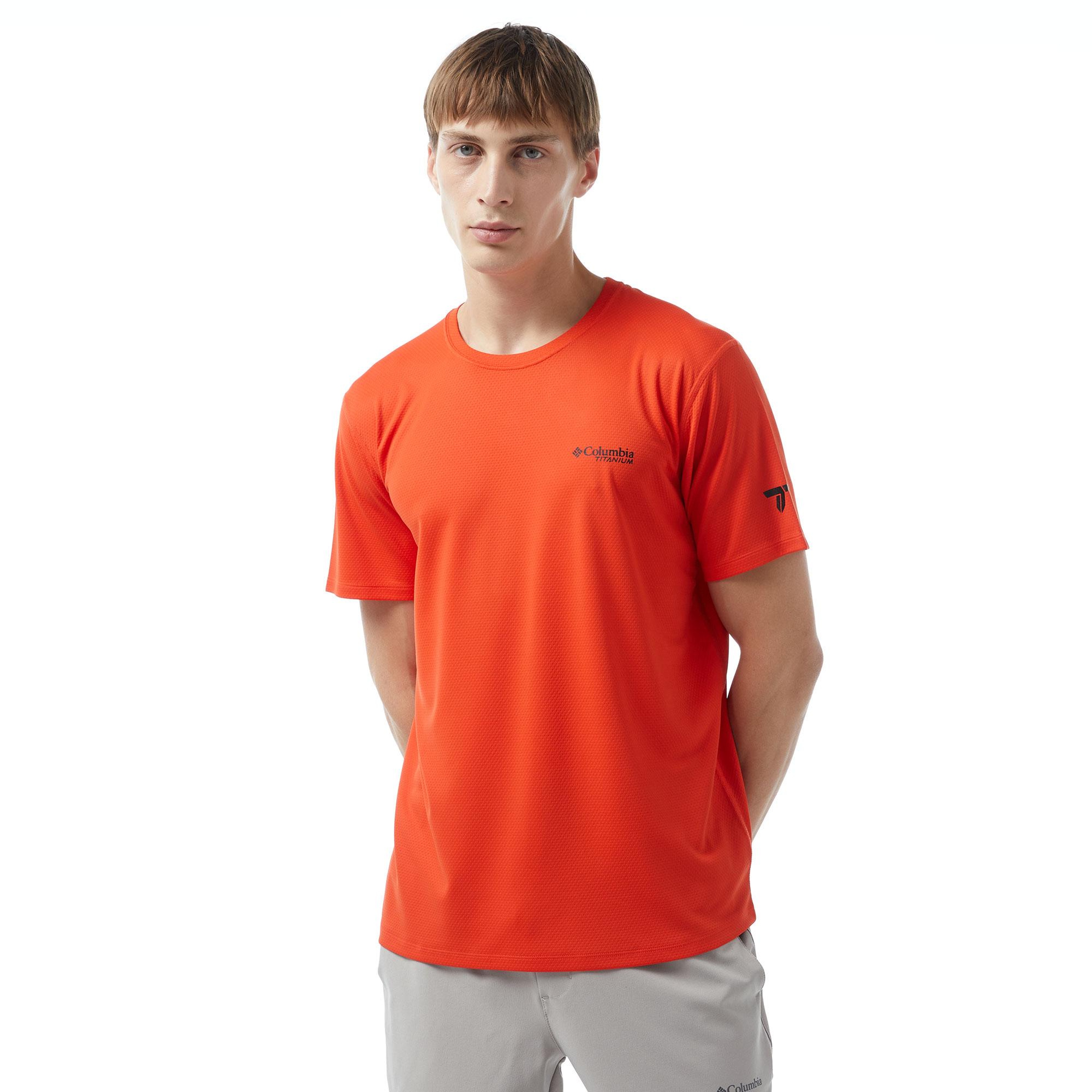 Columbia Erkek Turuncu Günlük T-Shirt