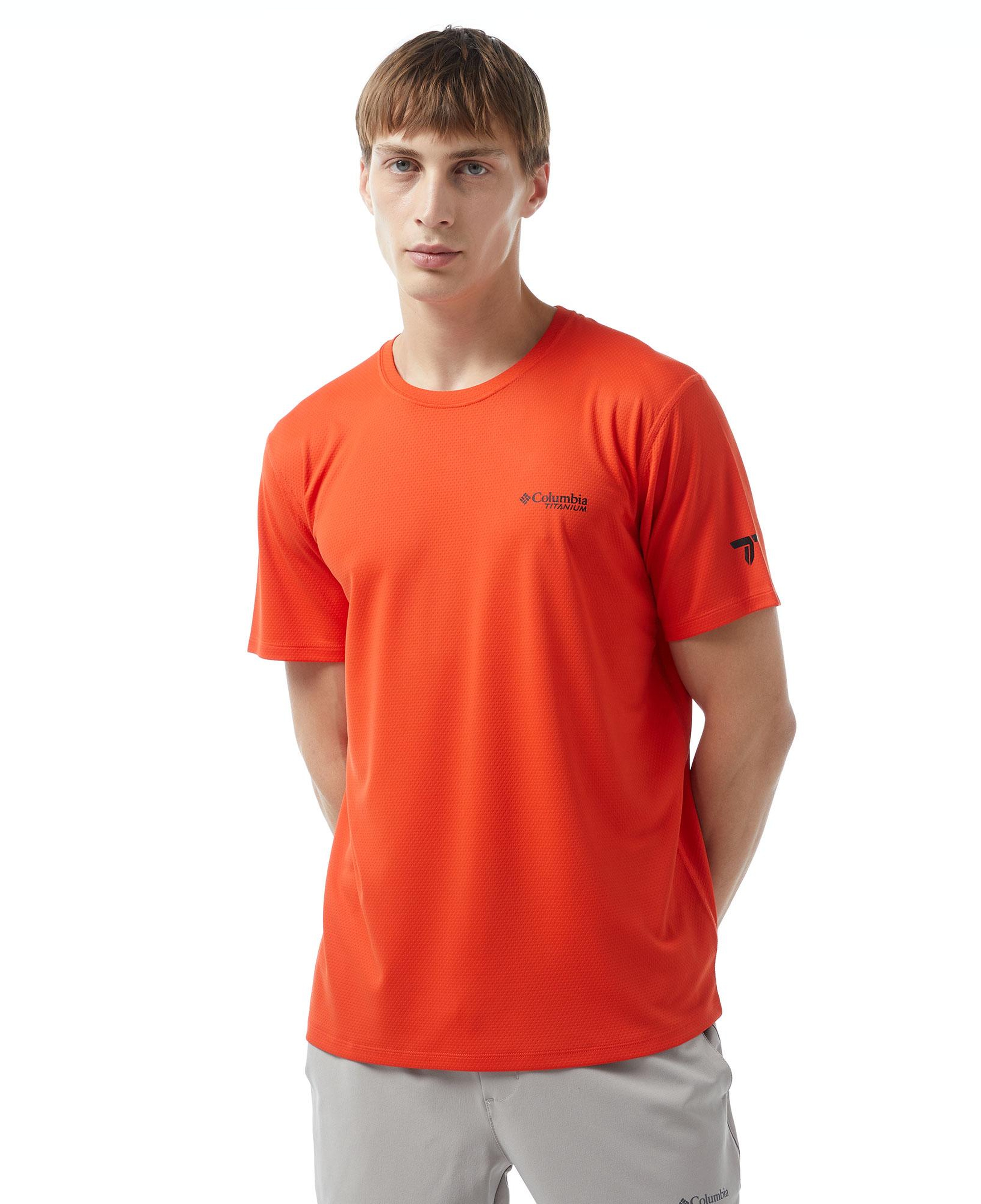 Columbia Erkek Turuncu Günlük T-Shirt
