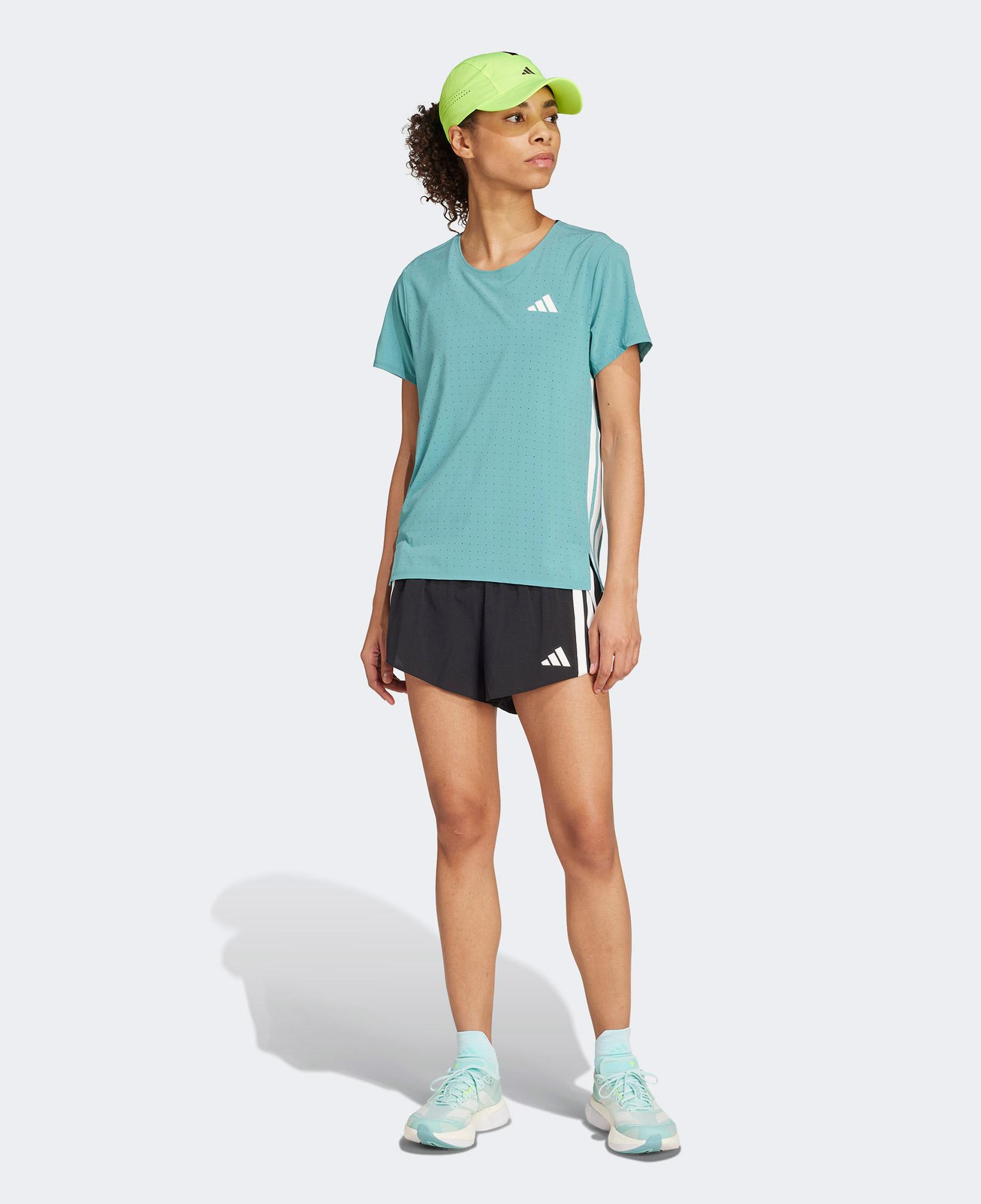 adidas Adizero Running Kadın Mavi Koşu T-Shirt