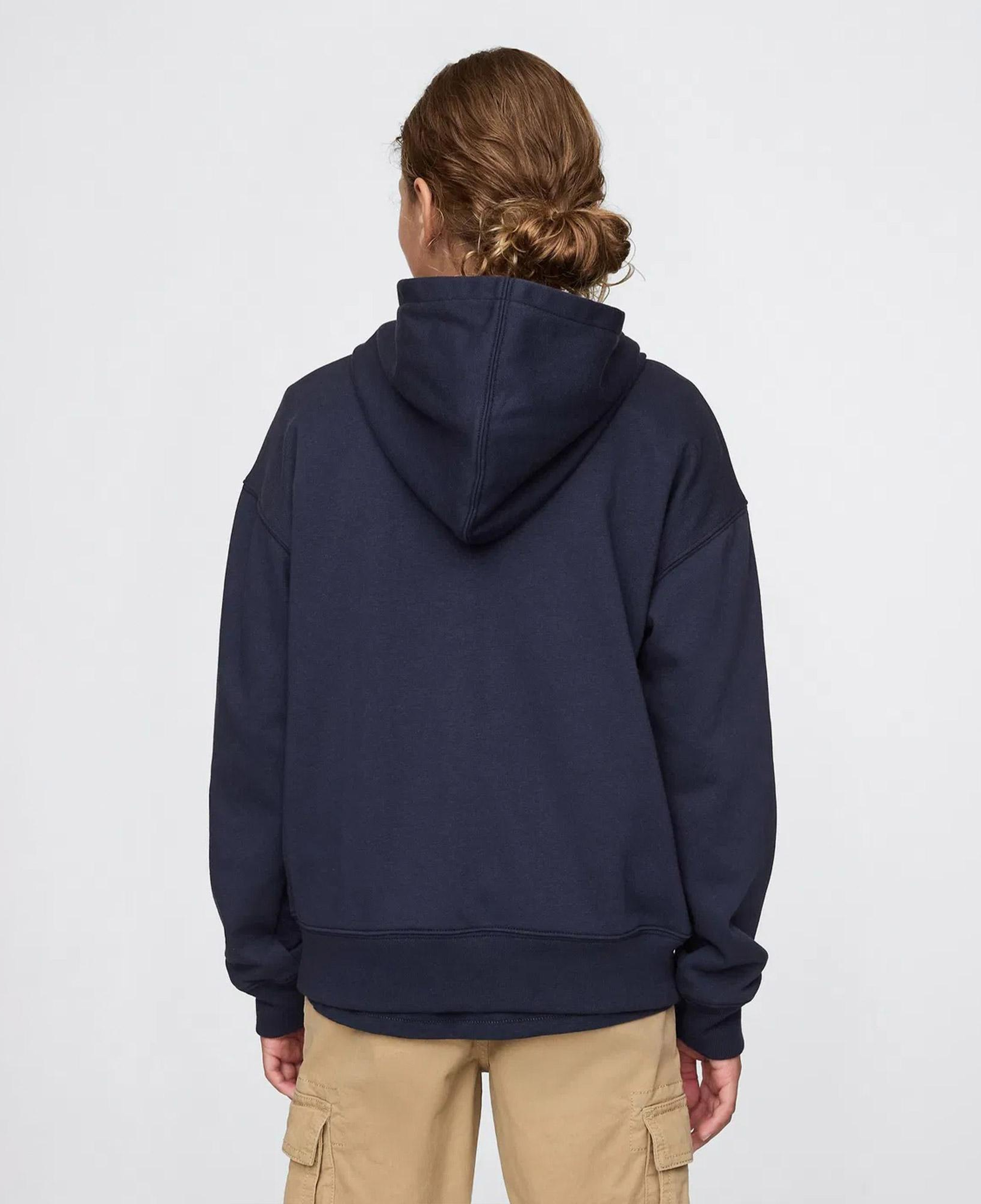 Gap V-Frch Bas Heritage Logo Çocuk Lacivert Sweatshirt