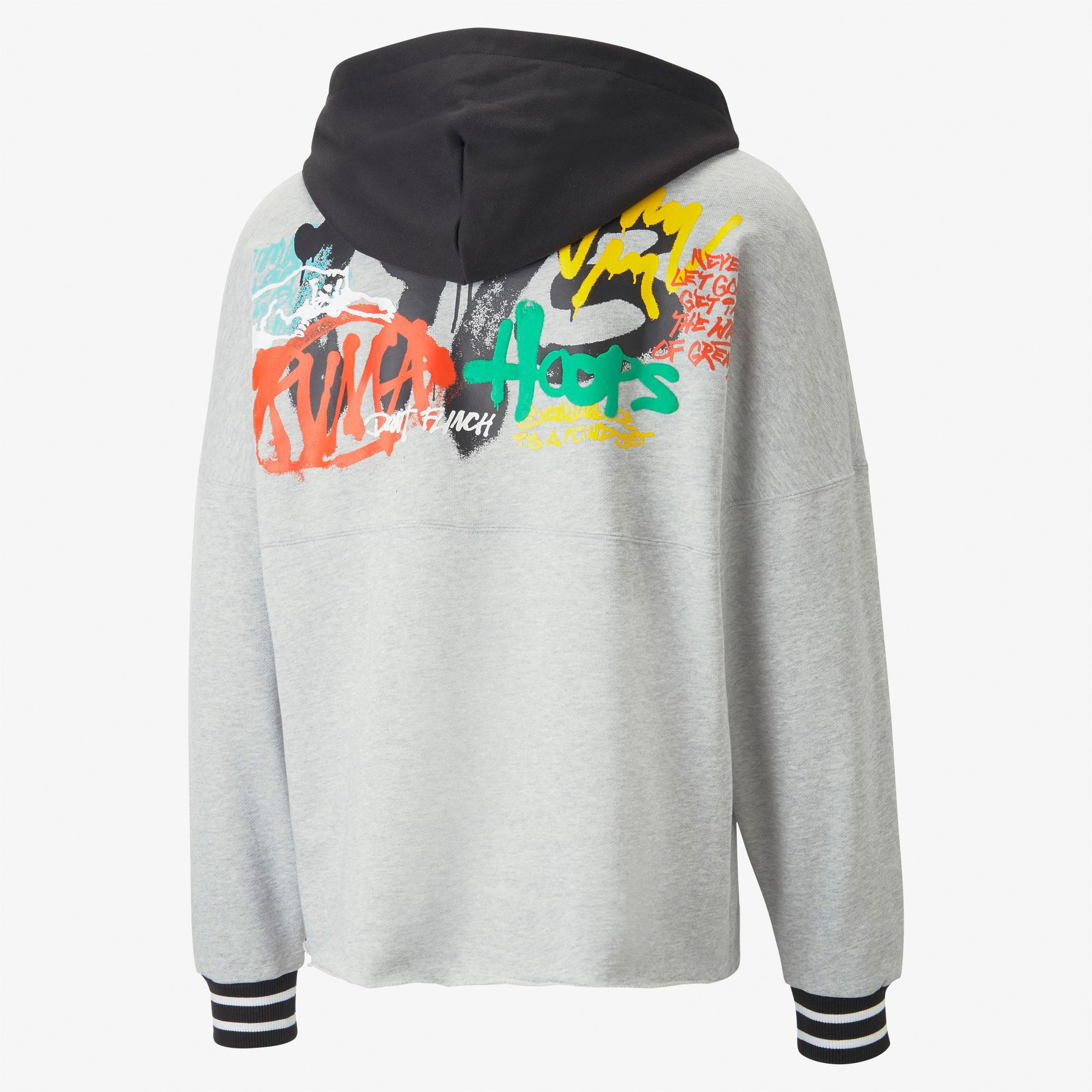 Puma Boroughs Erkek Gri Hoodie