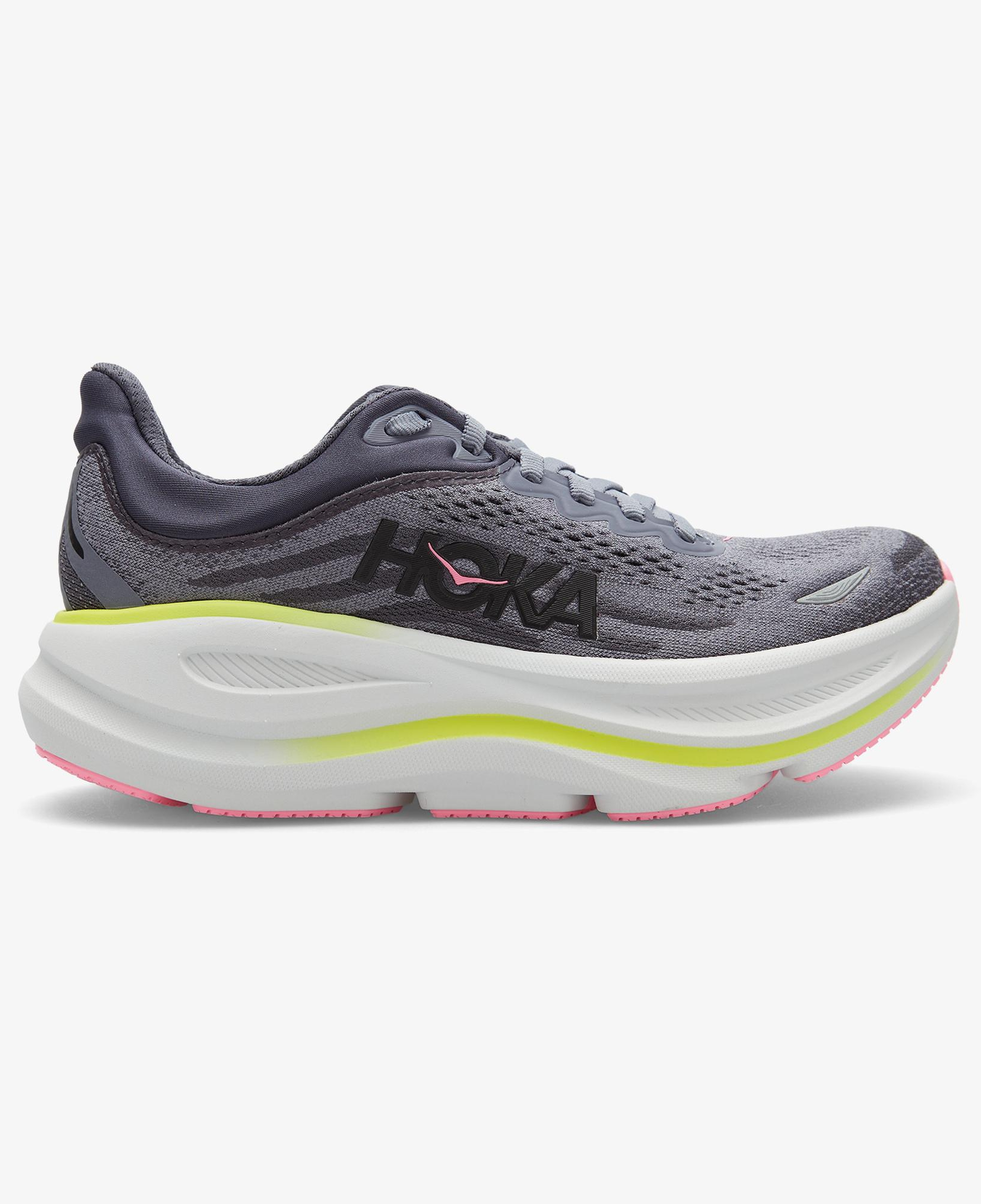 Hoka Bondi 9 Kadın Gri Koşu Ayakkabısı