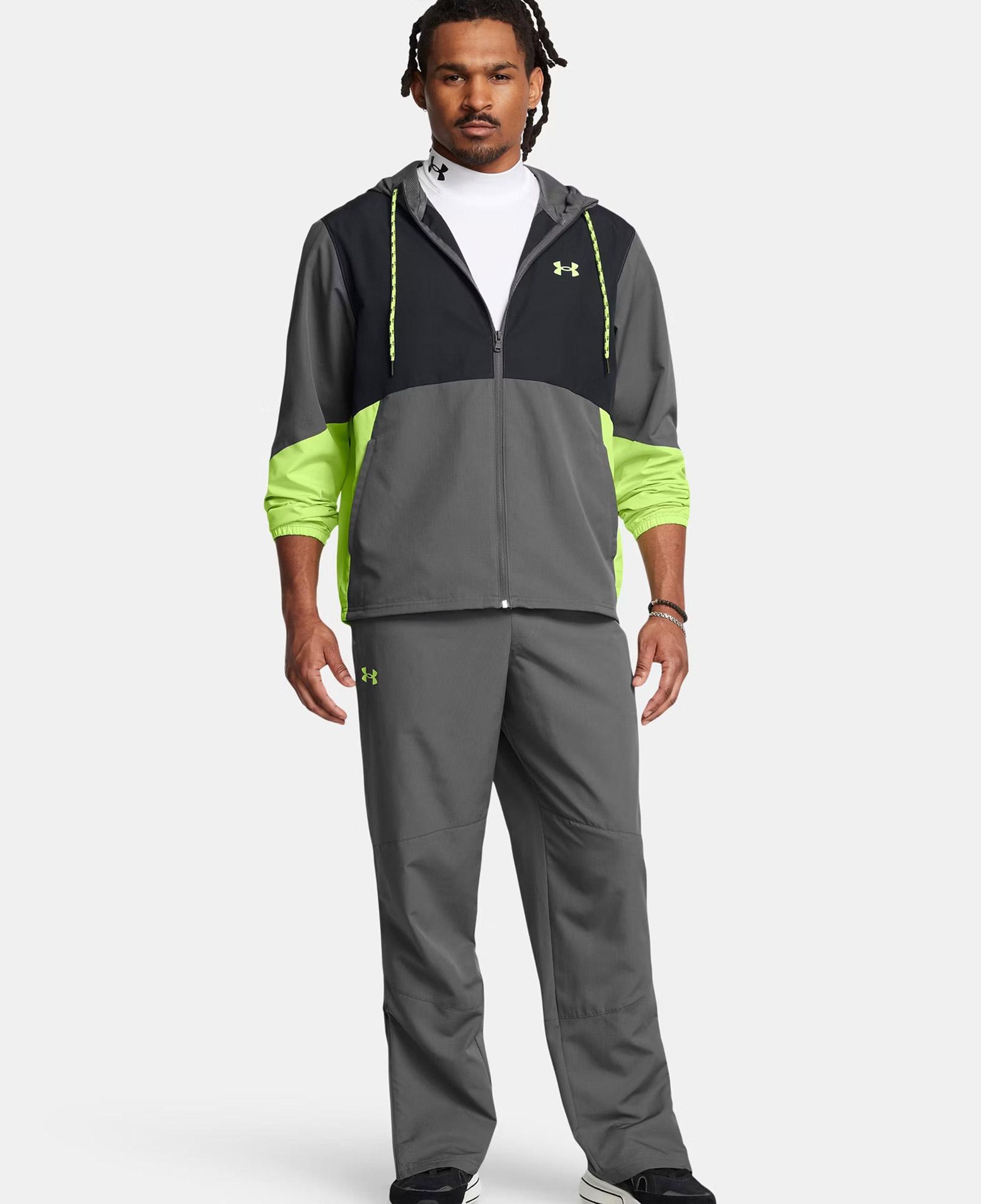 Under Armour Icon Legacy Rüzgarlık Erkek Gri Outdoor Pantolon
