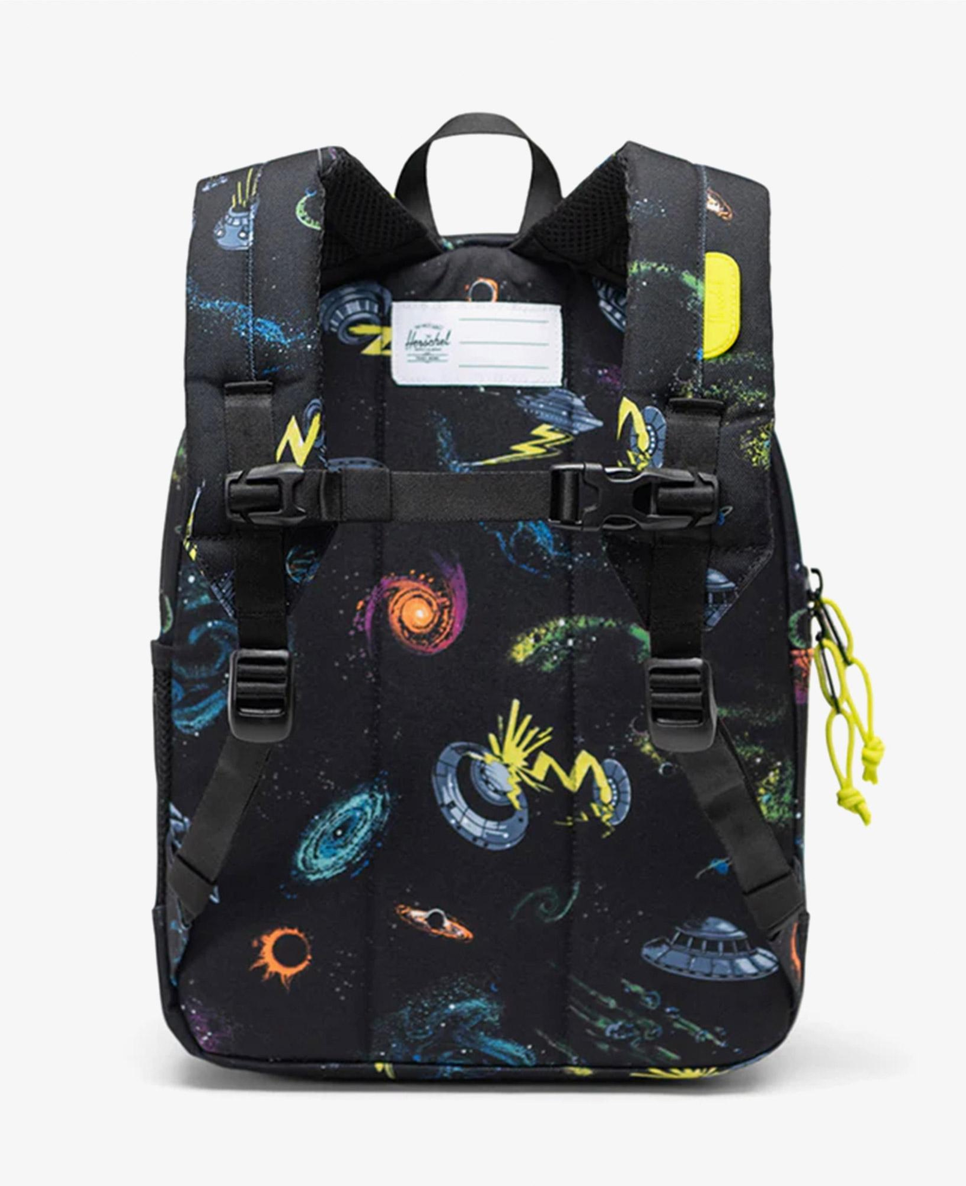 Herschel Heritage Ufo Galaxy Çocuk Siyah Sırt Çantası