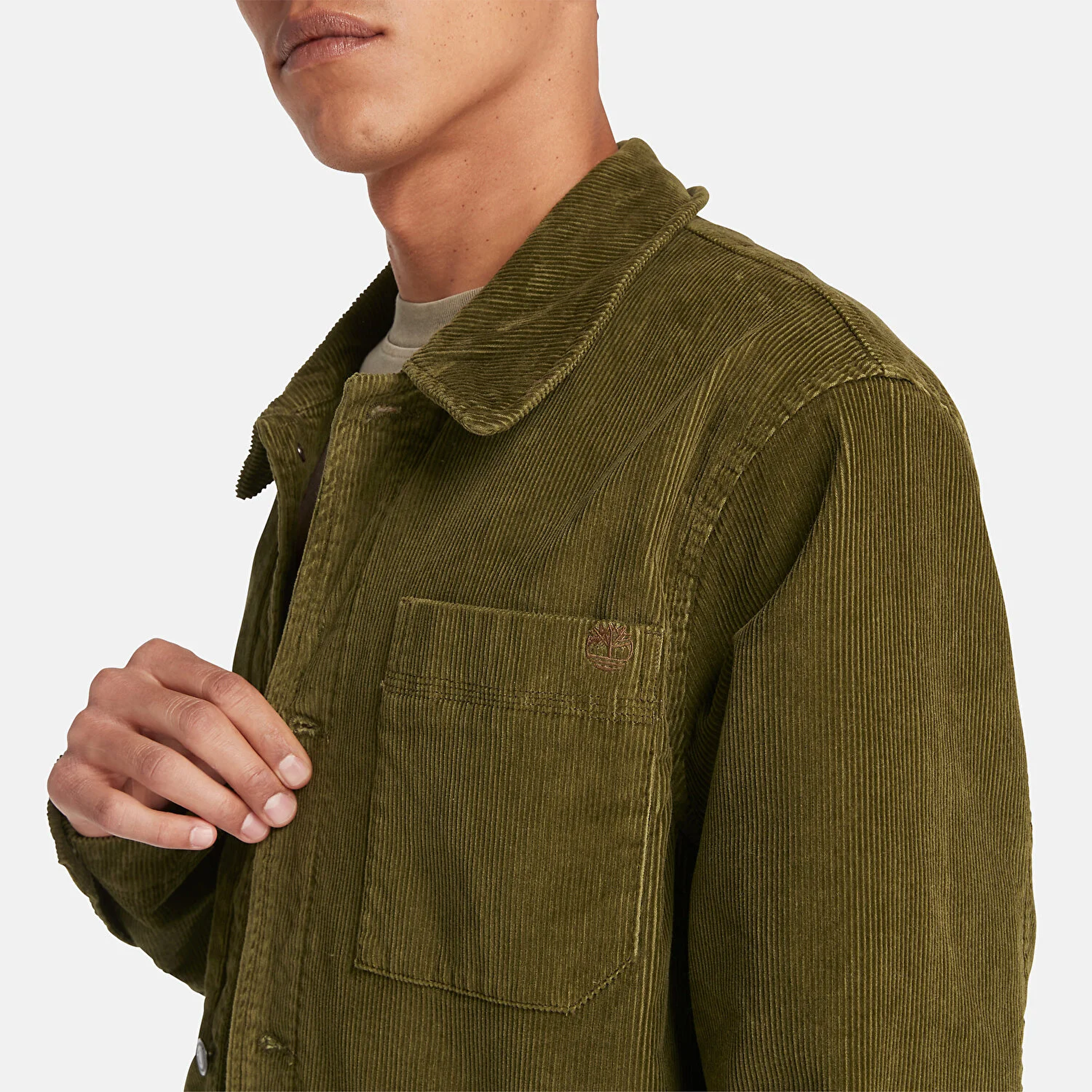 Timberland Kempshire Corduroy Chore Erkek Yeşil Ceket