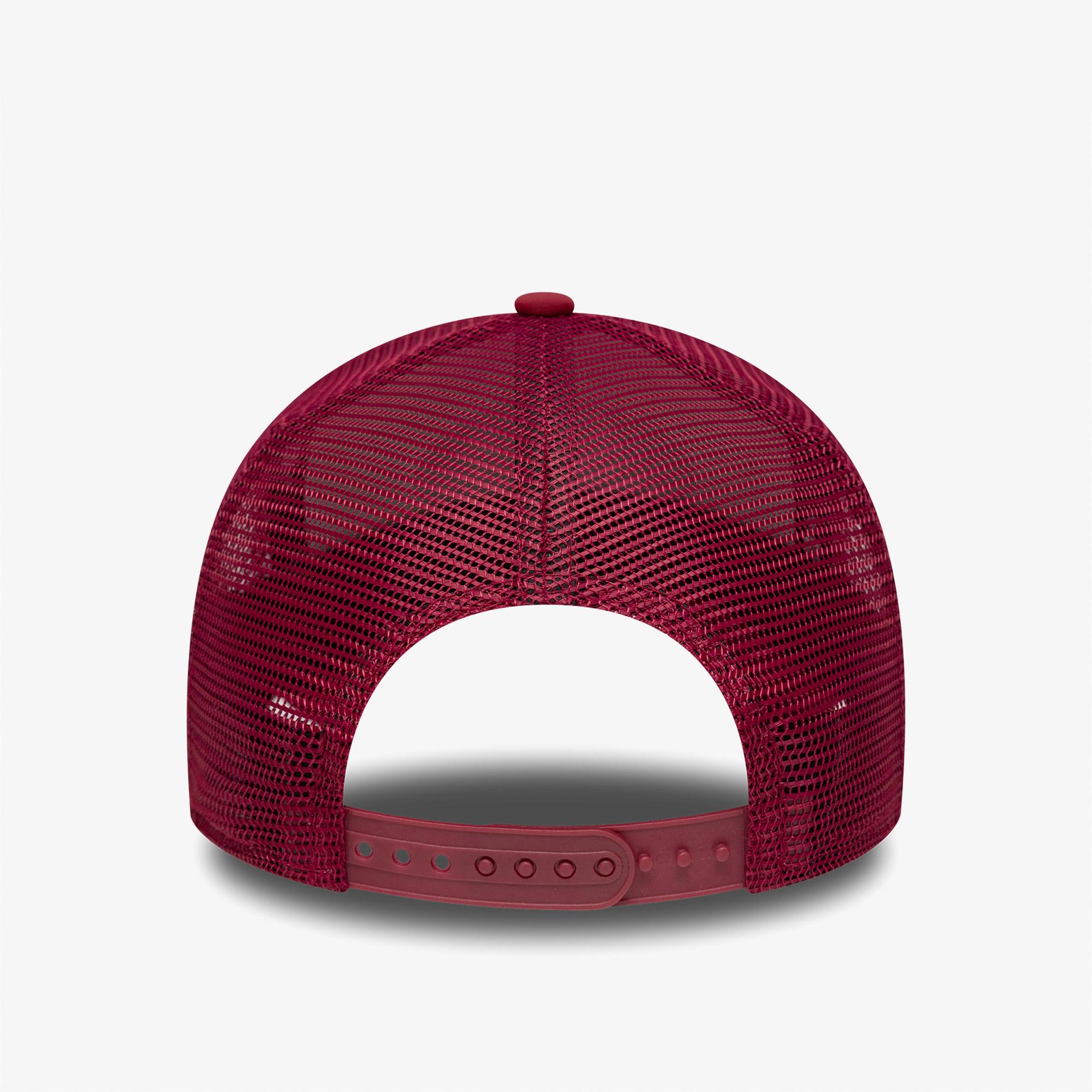 New Era Oval Foam Patch Trucker Kadın Kırmızı/Beyaz Şapka