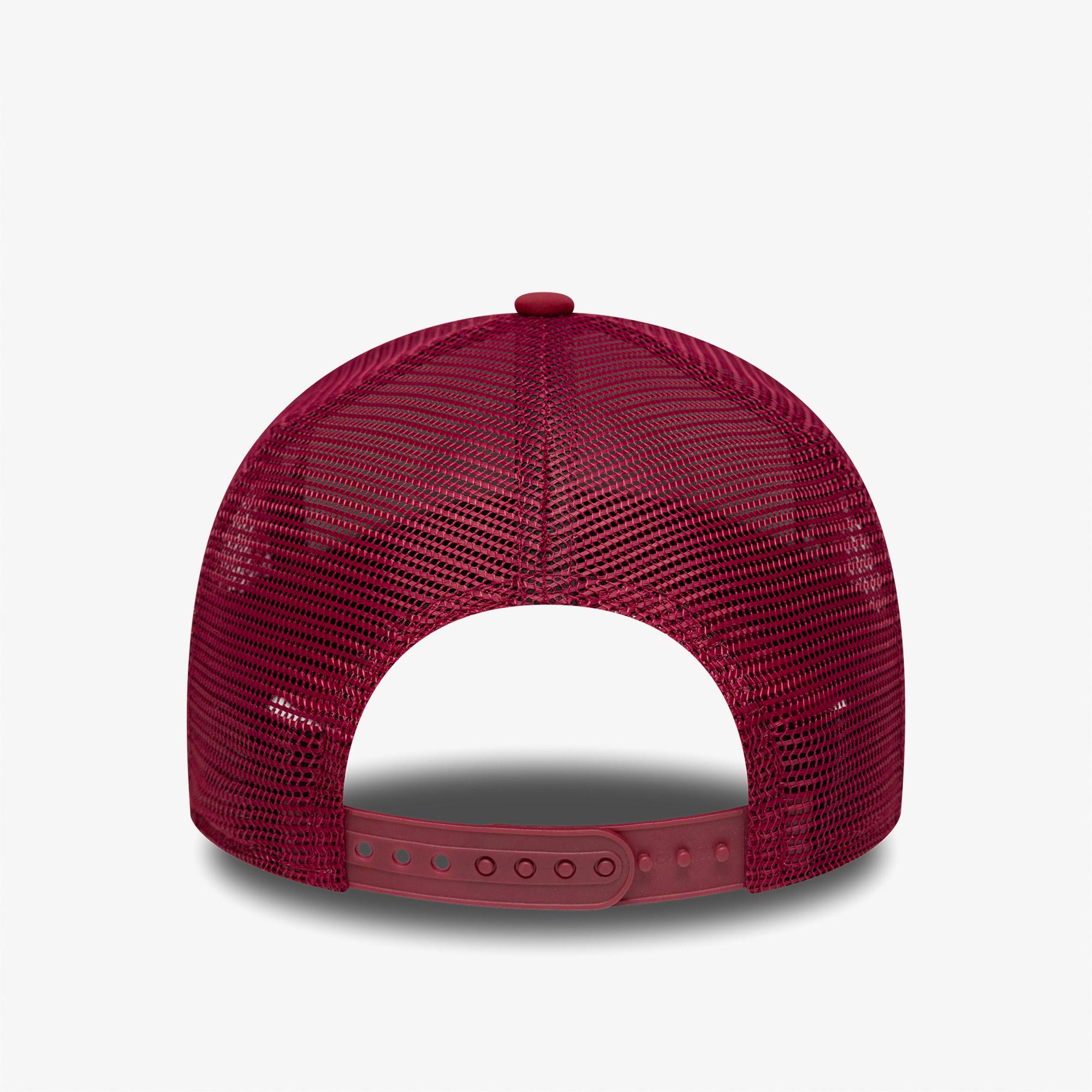 New Era Oval Foam Patch Trucker Kadın Kırmızı/Beyaz Şapka