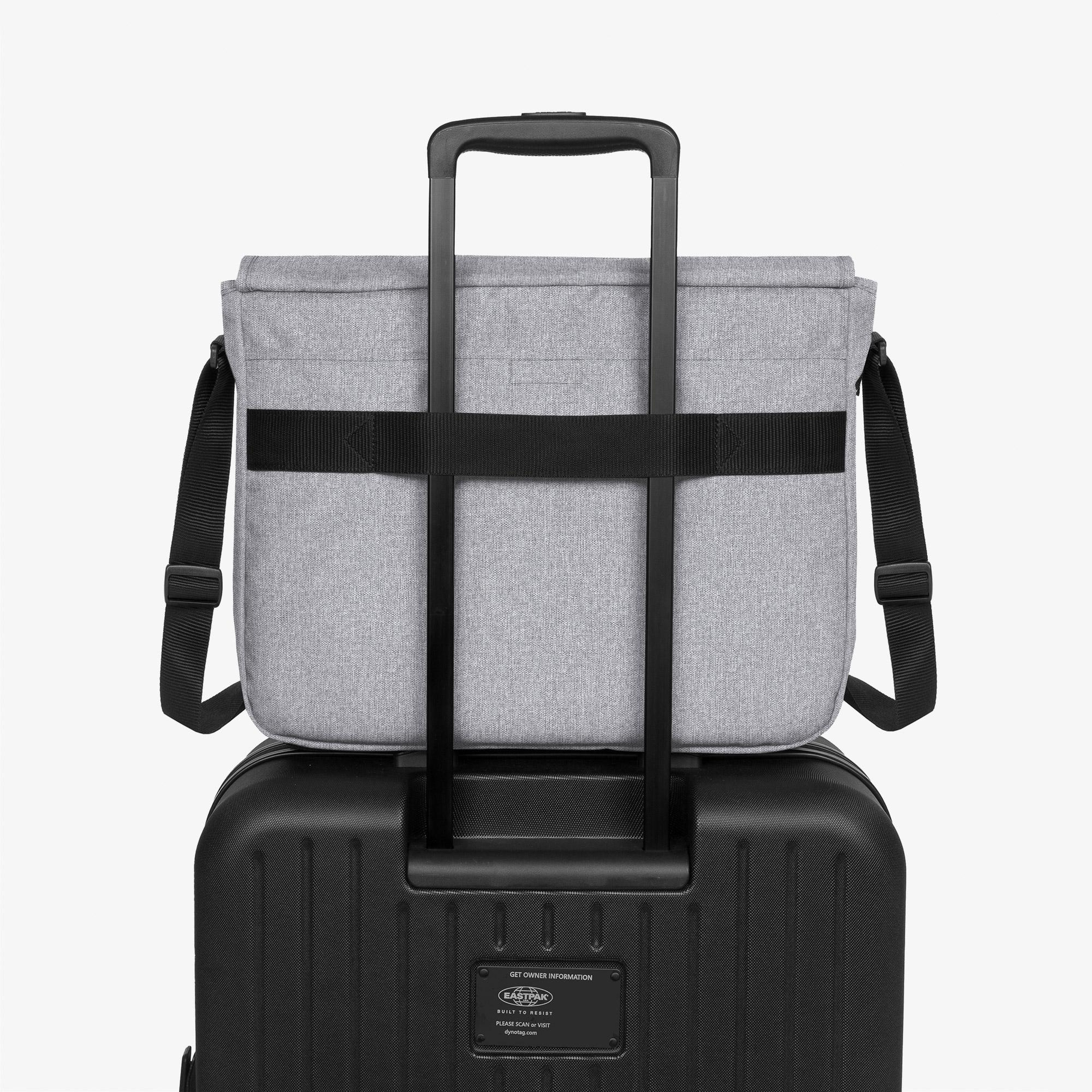 Eastpak Delegate + Unisex Gri Omuz Çantası
