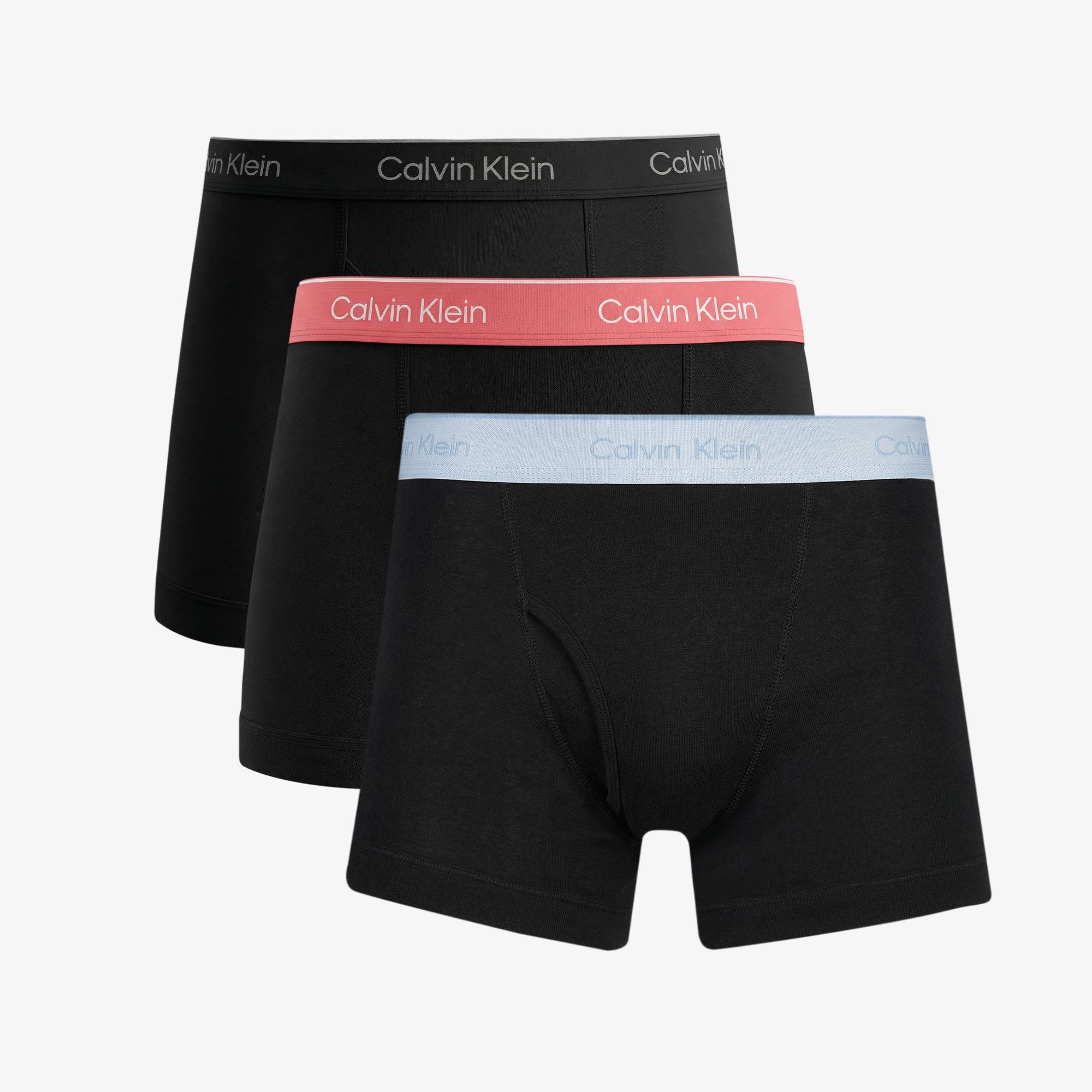 Calvin Klein Trunk 3'Lü Erkek Pembe Boxer