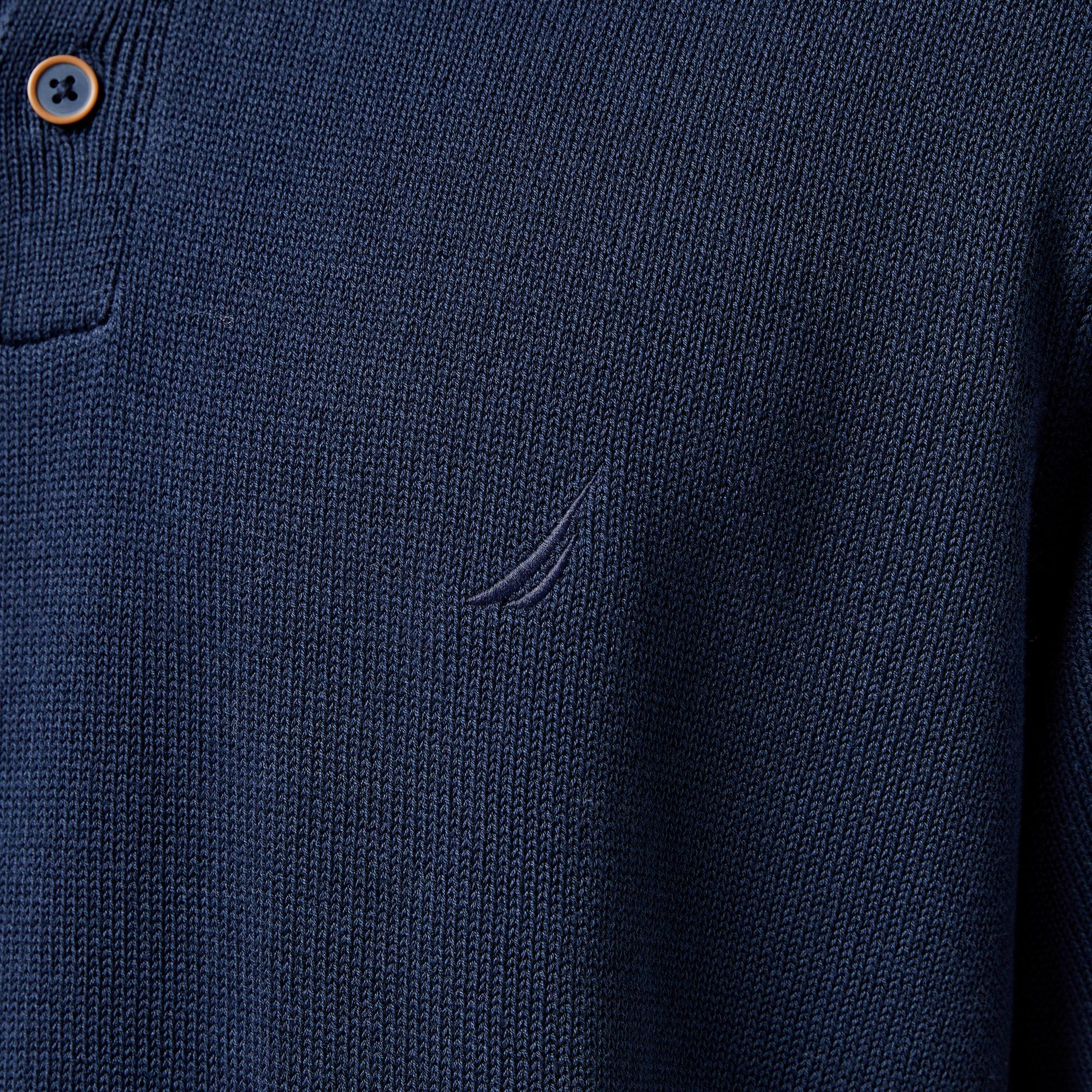 Nautica Erkek Lacivert Classic Fit Kısa Kollu Triko