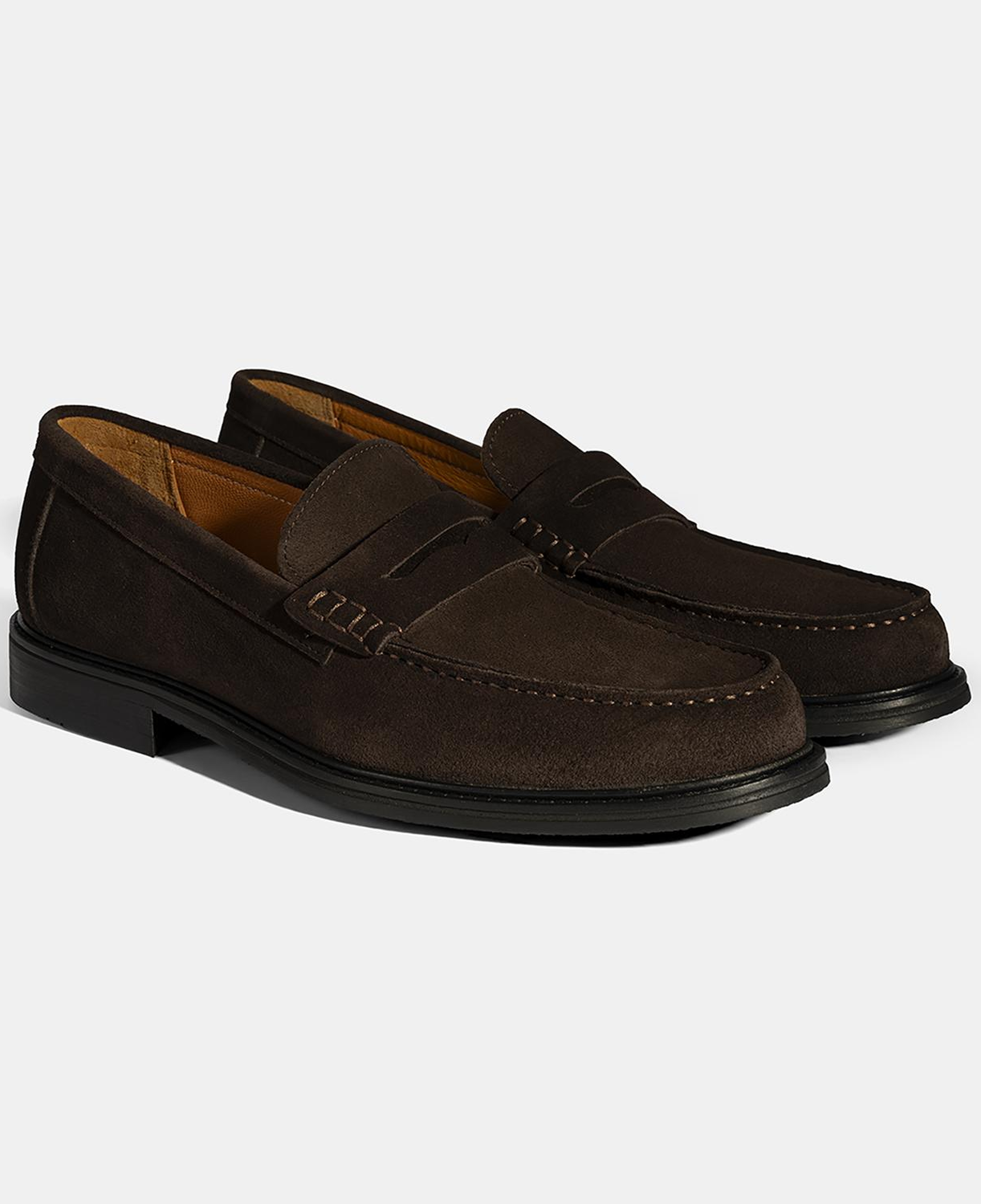 Erkek Taba Süet Deri Loafer