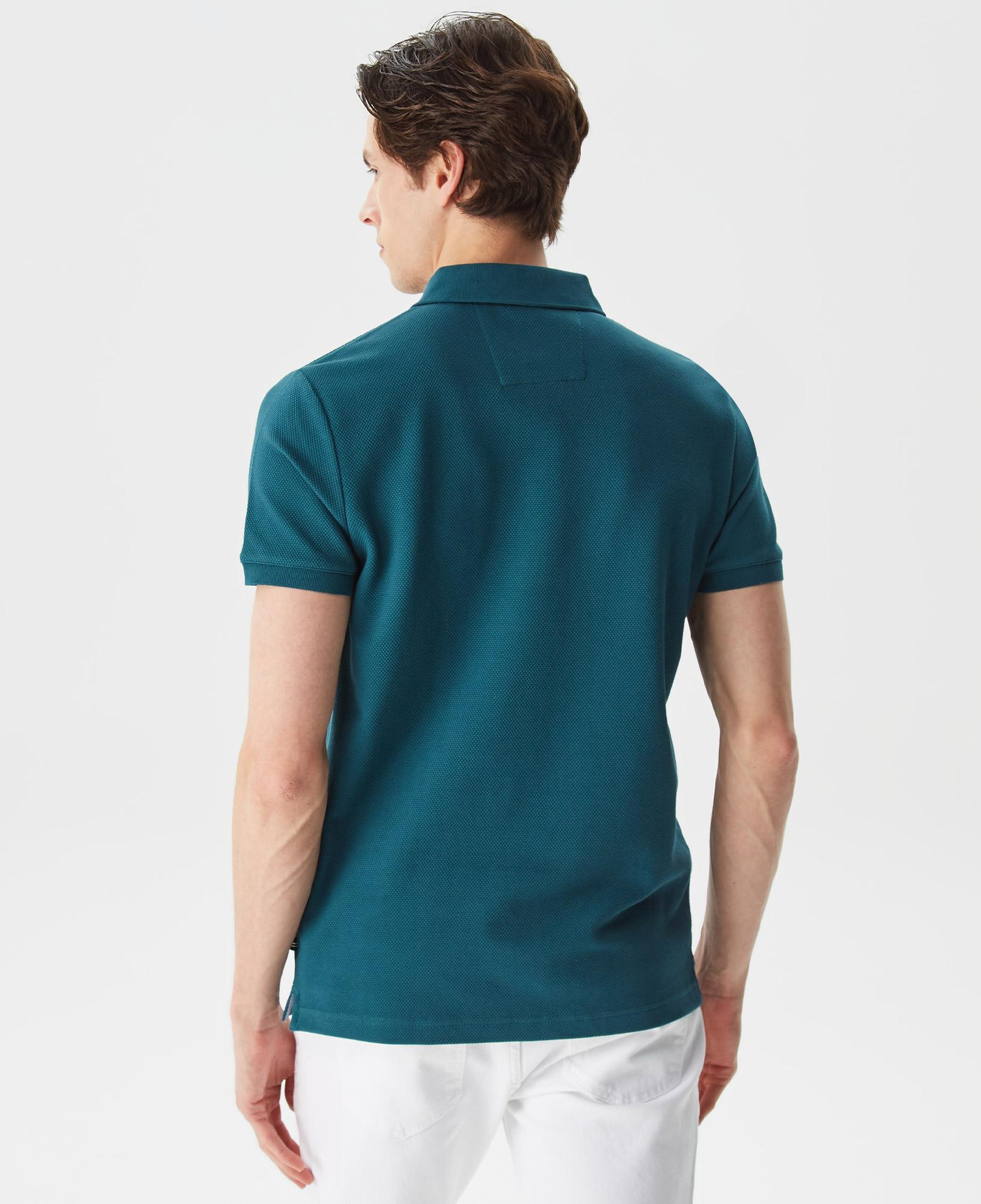 Nautica Erkek Yeşil Slim Fit Kısa Kollu Polo Yaka T-Shirt