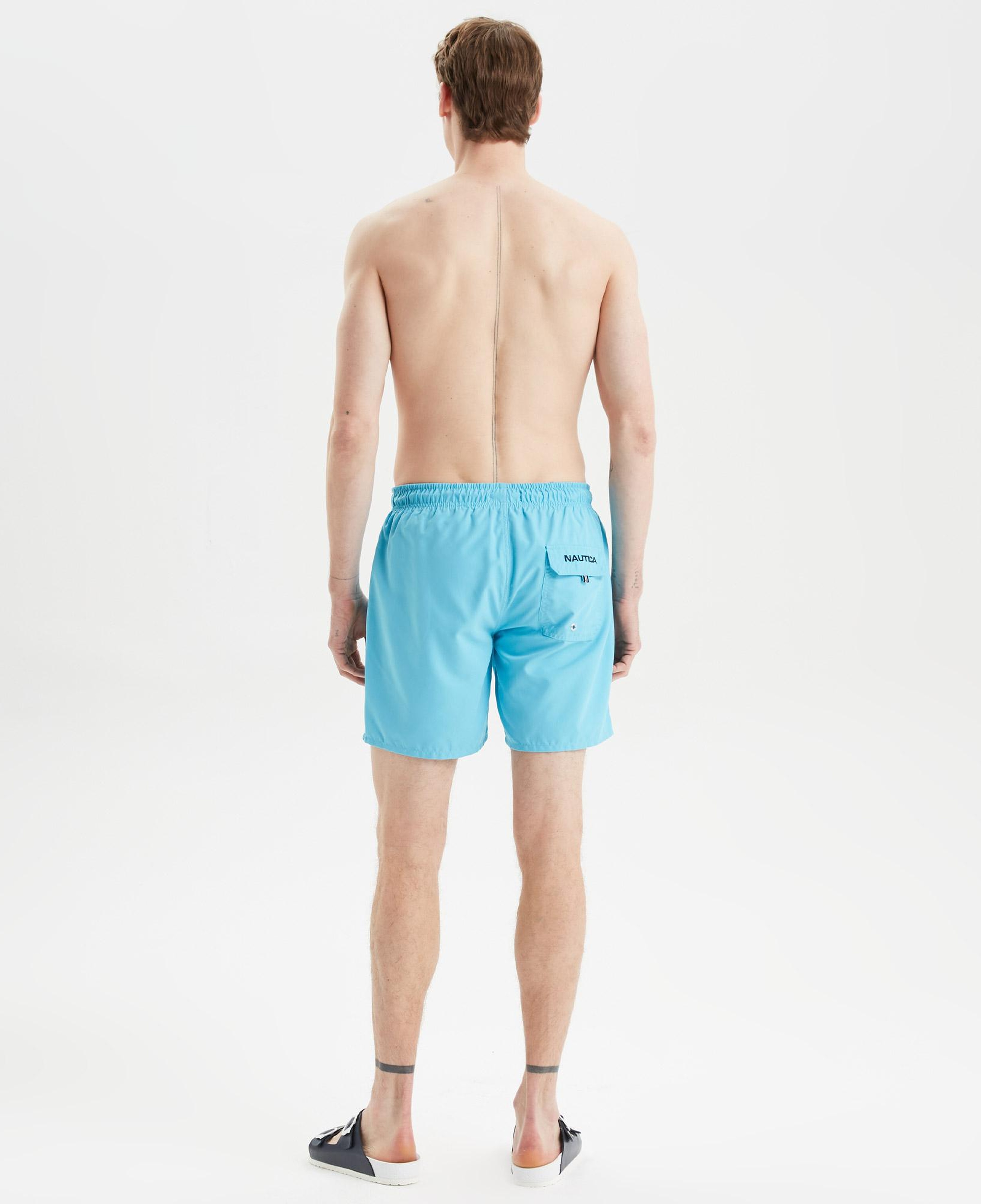 Nautica Erkek Mavi Regular Fit Deniz Şortu