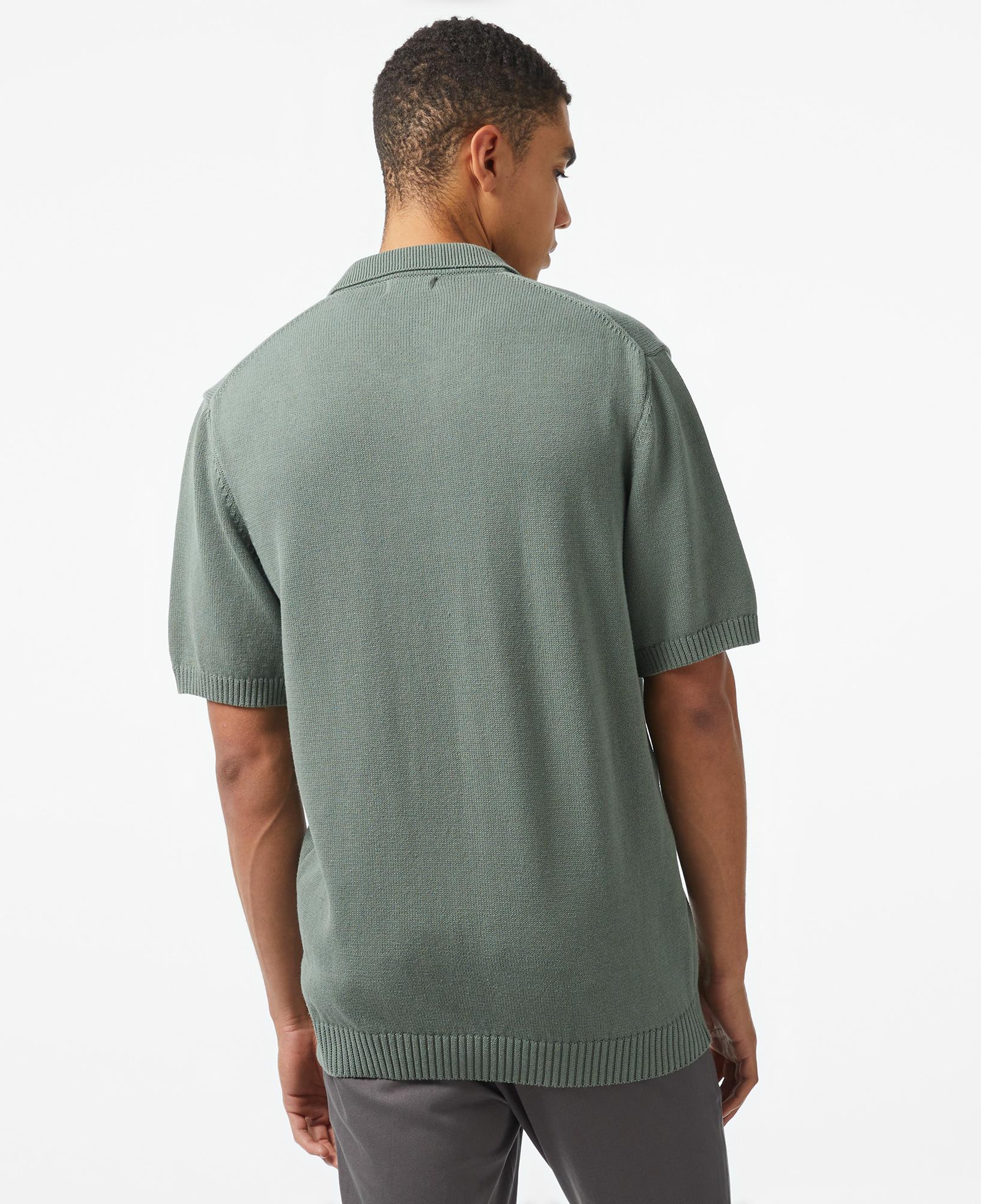 Nautica Erkek Yeşil Classic Fit Kısa Kollu Triko