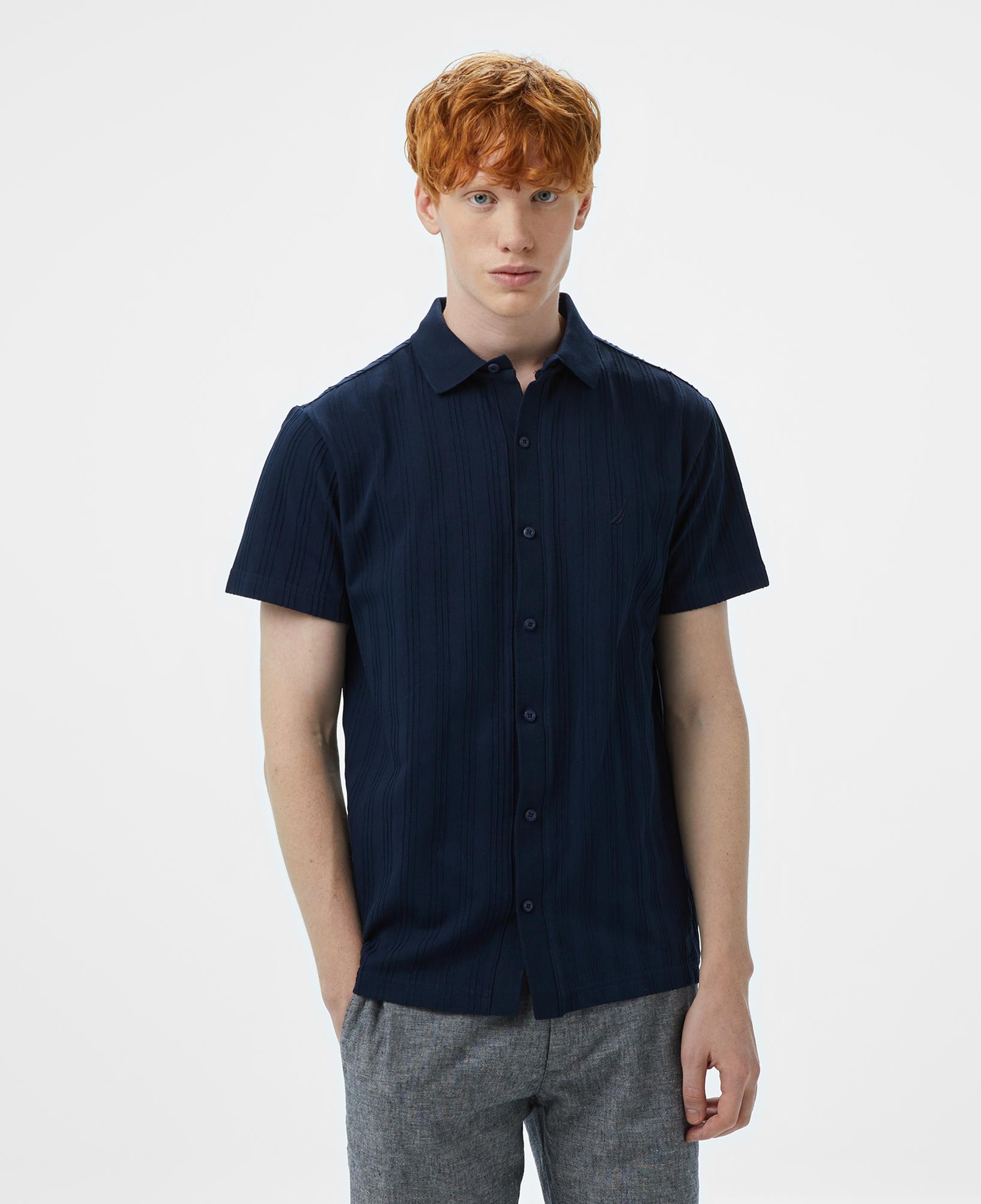 Nautica Erkek Lacivert Classic Fit Polo
