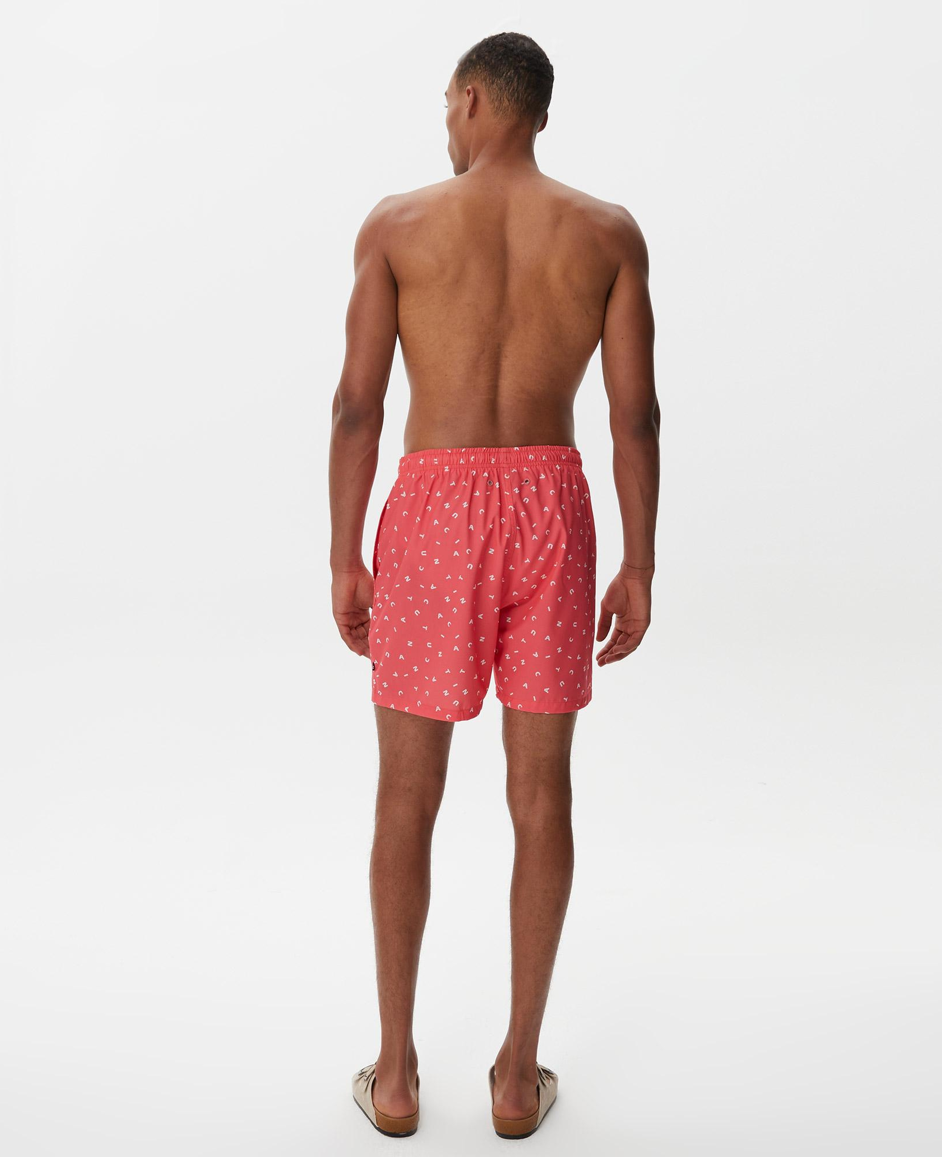 Nautica Erkek Pembe Baskılı Deniz Şortu