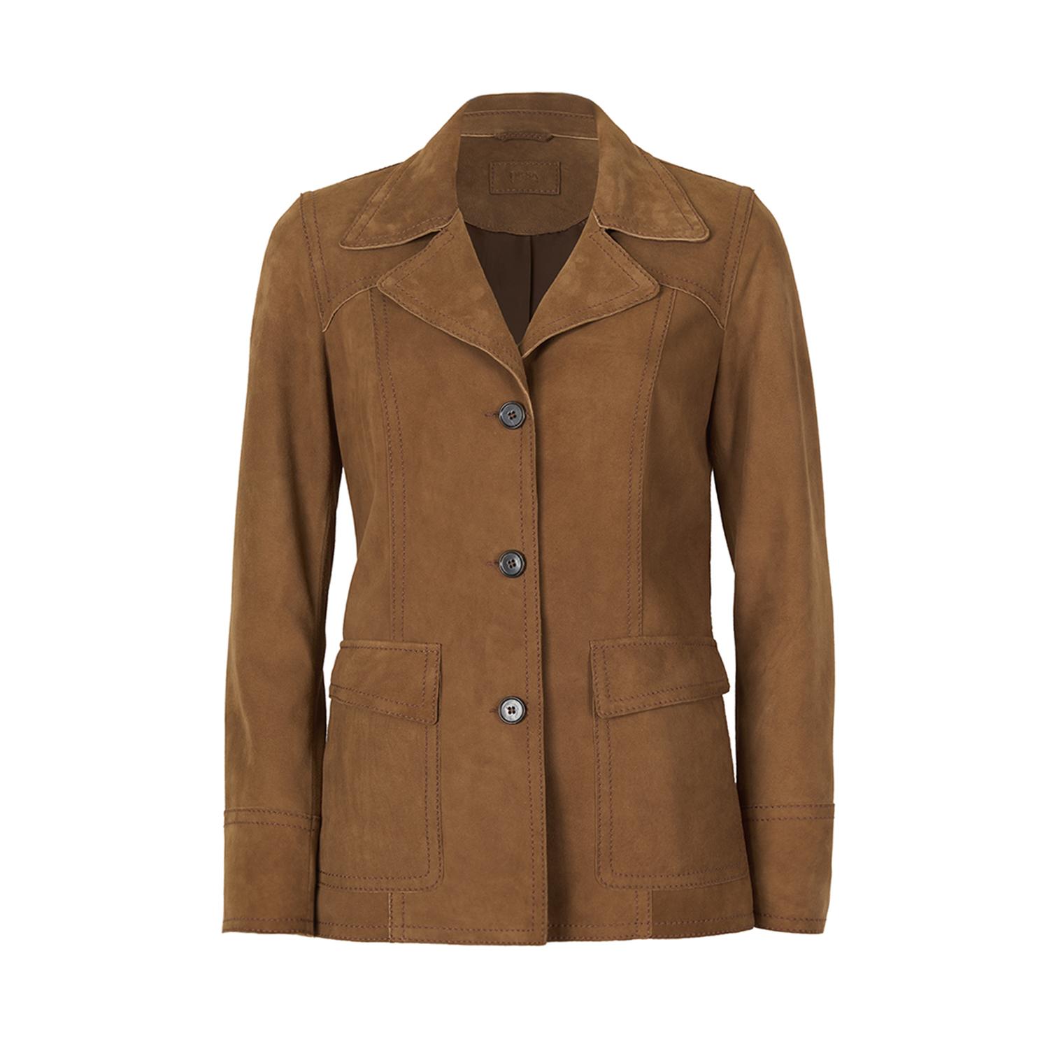 Chalsie Taba Kadın Süet Deri Ceket